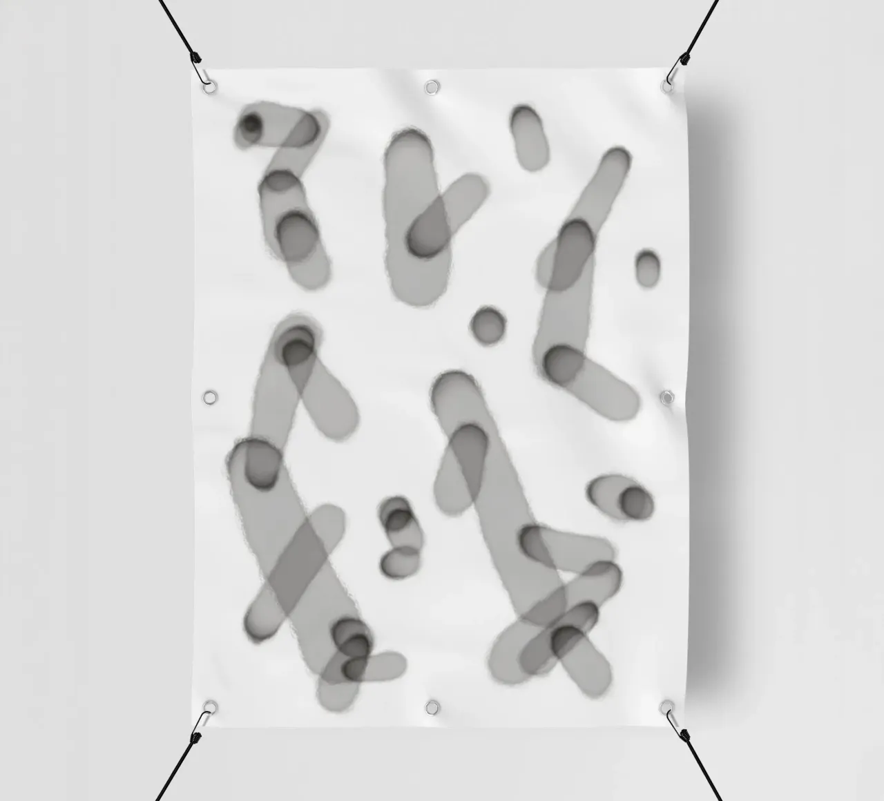 Linee minimali stratificate 1 telo in pvc da Studio B