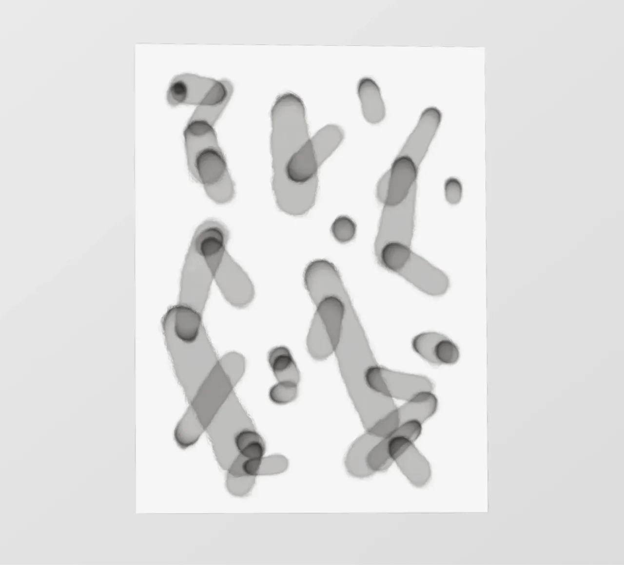 Linee minimali stratificate 1 telo in pvc da Studio B