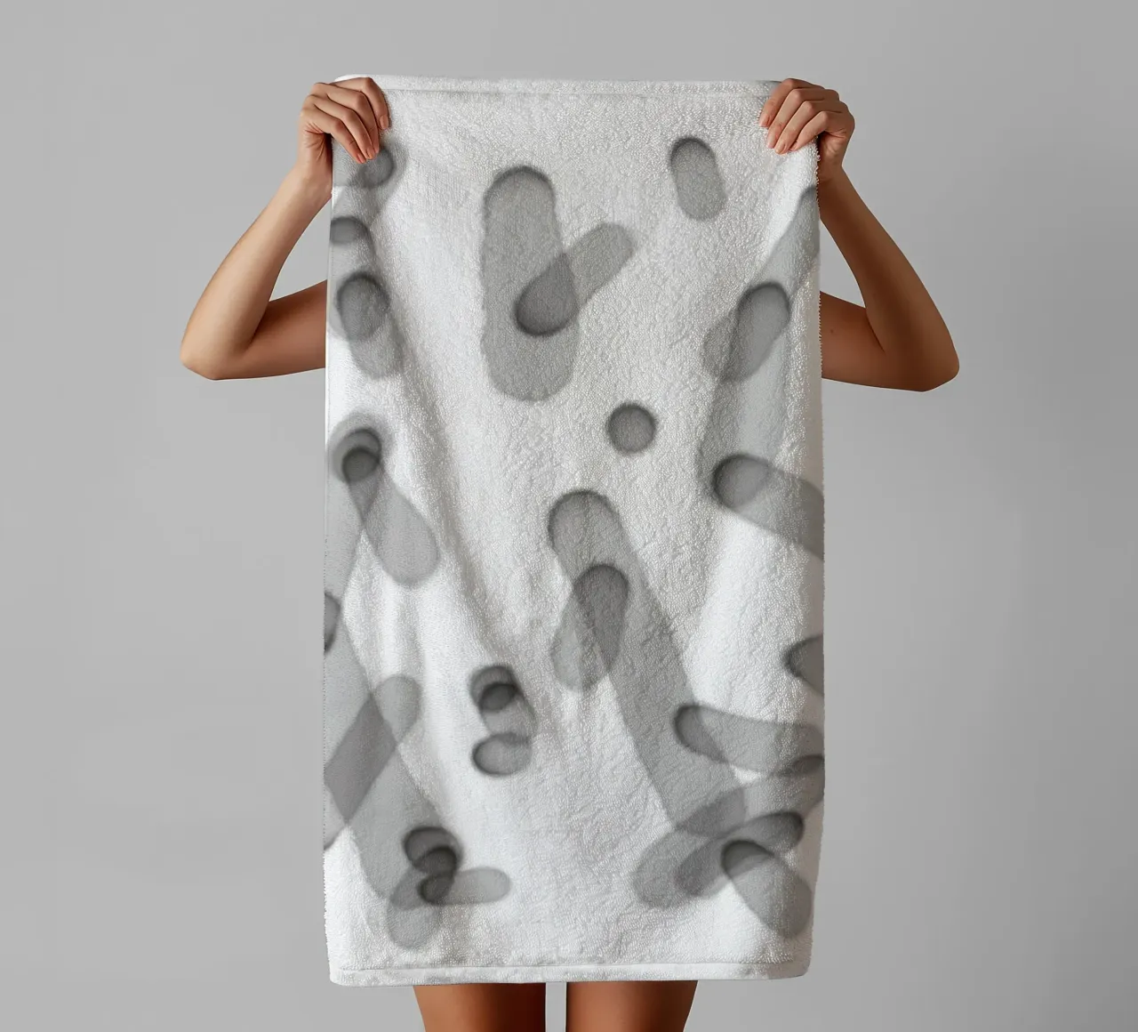 Minimal Layered Lines 1 towel by Studio B