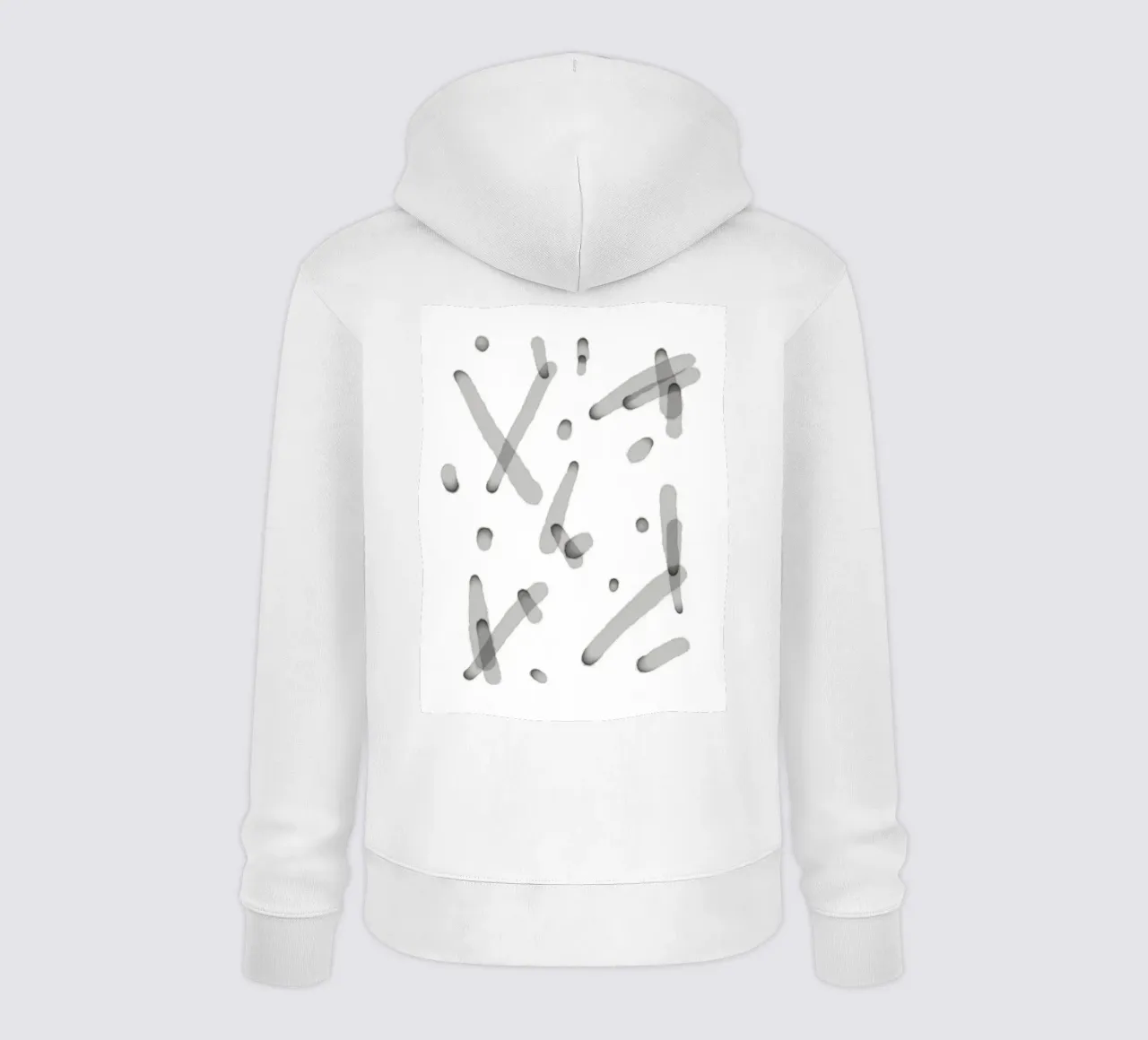 Linee minimali stratificate 2 felpa con cappuccio da Studio B