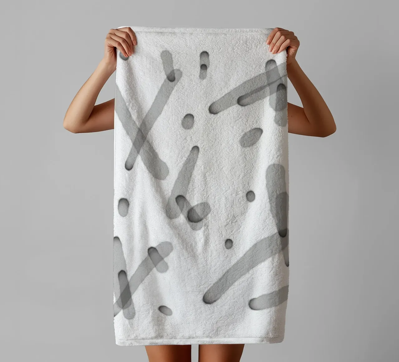 Minimal Layered Lines 2 towel by Studio B