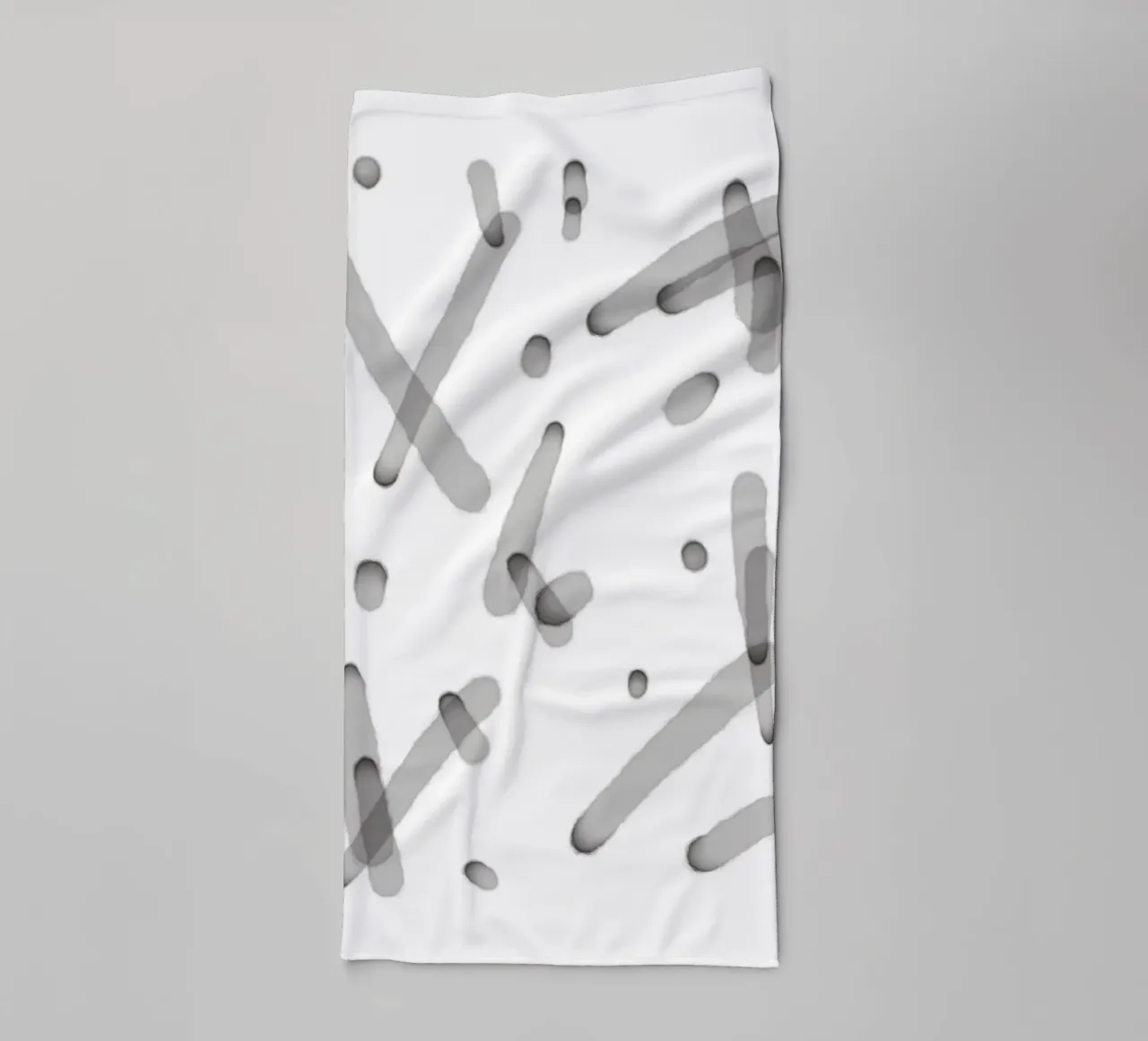 Minimal Layered Lines 2 towel by Studio B