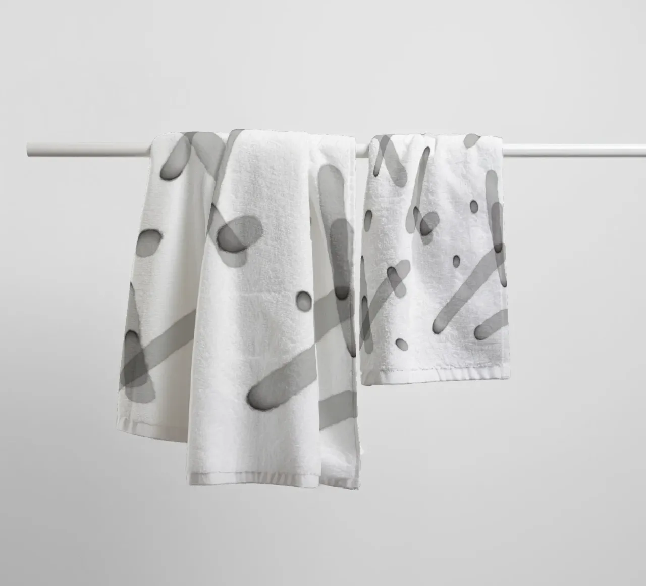 Minimal Layered Lines 2 towel by Studio B