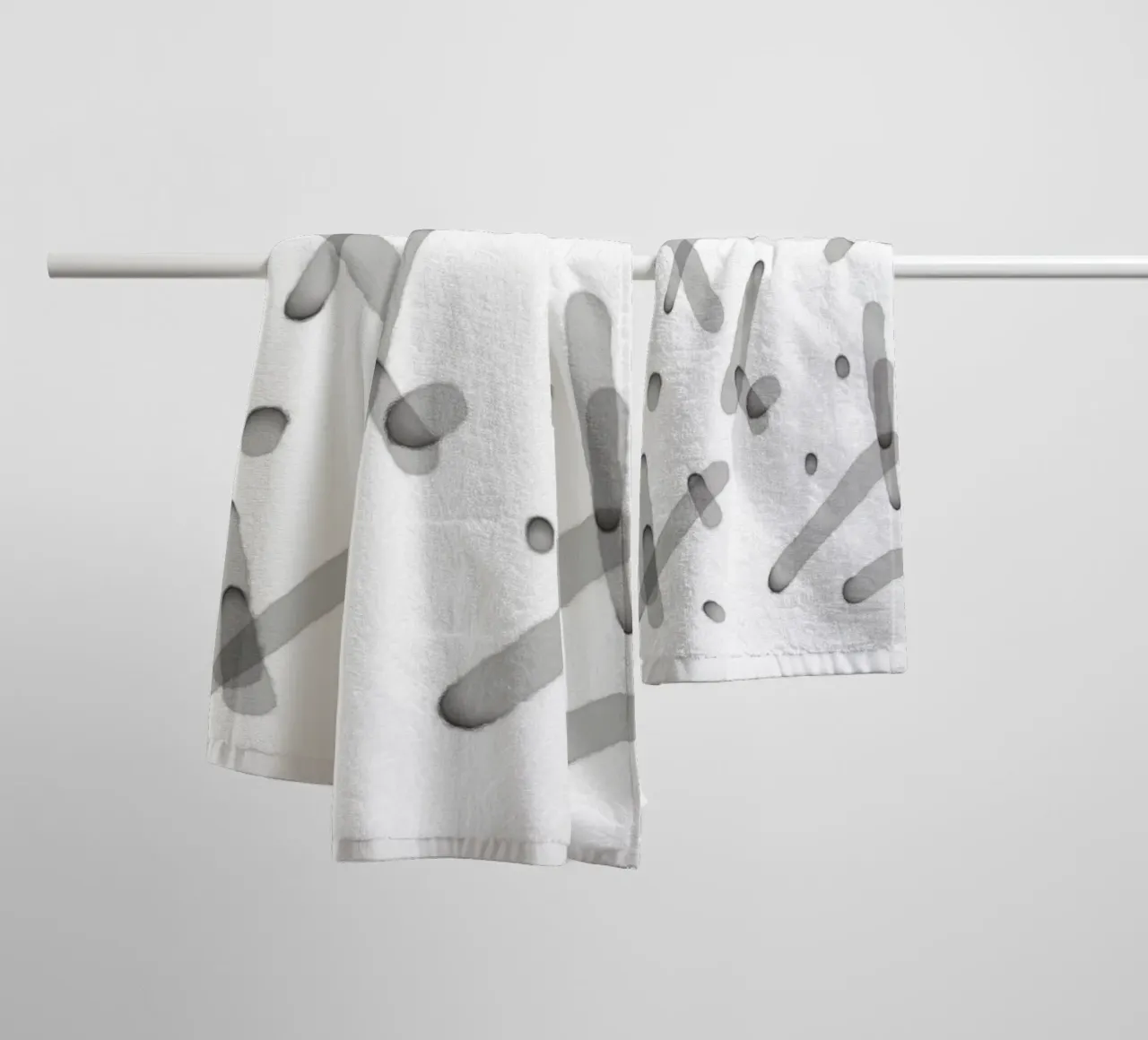 Minimal Layered Lines 2 towel by Studio B