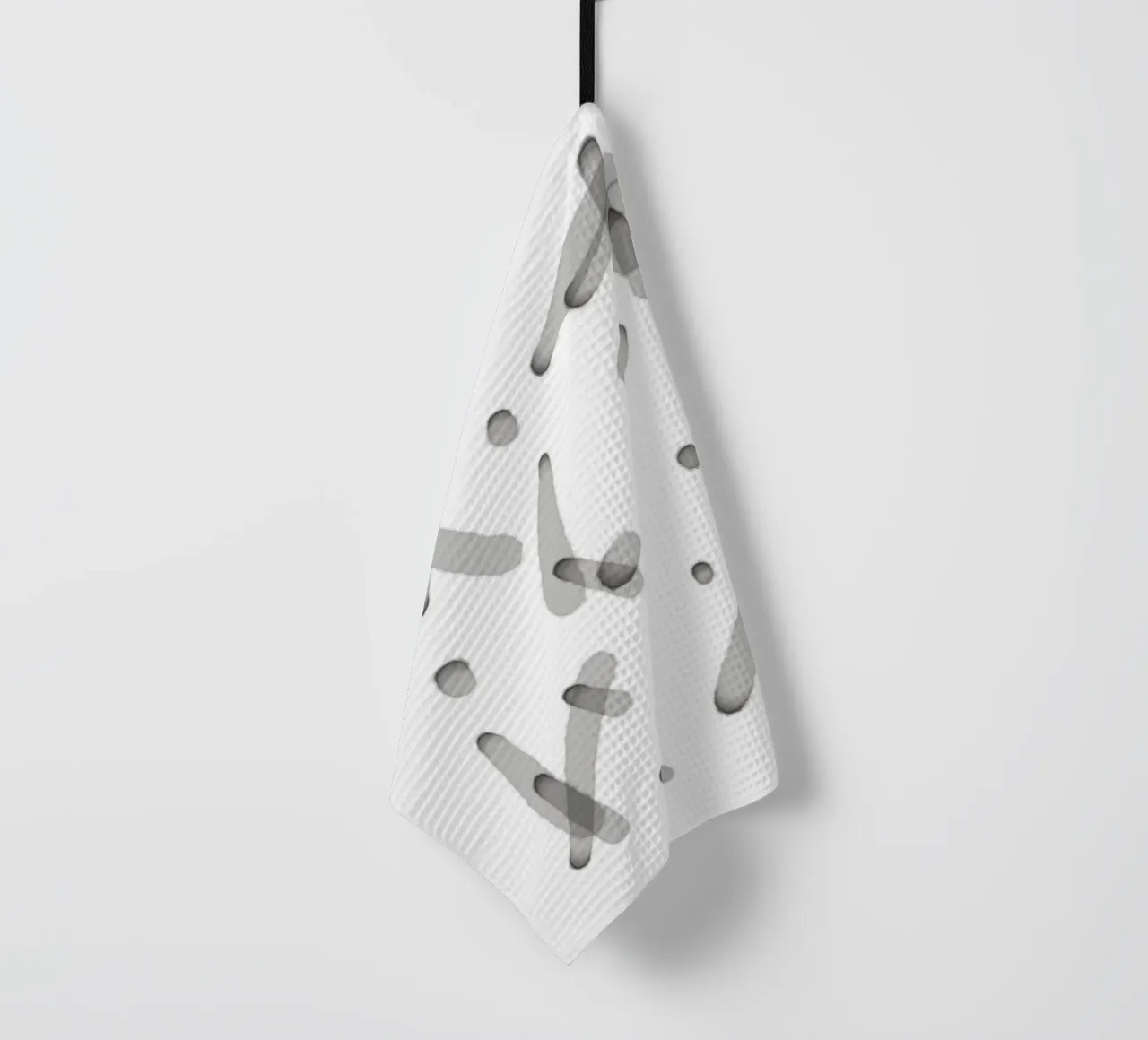 Minimal Layered Lines 2 tea towel by Studio B