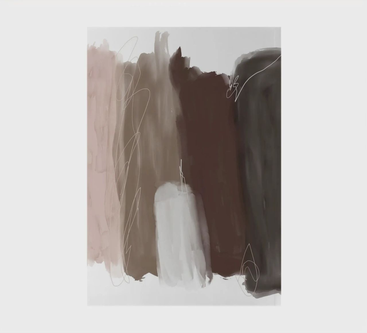 Minimal Brush Strokes 1 notebook by Studio B