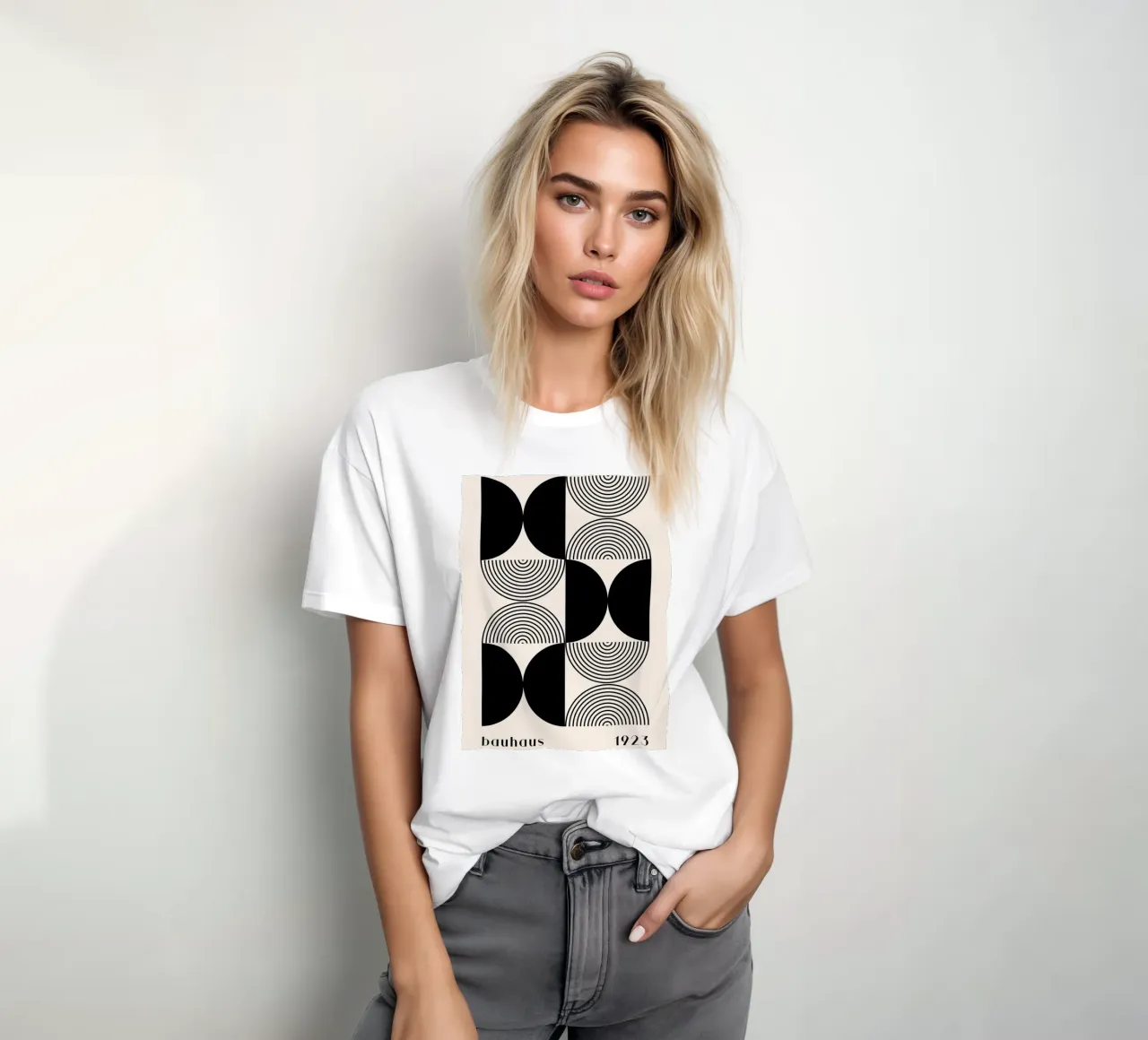 Geometria Bauhaus - Poster di design grafico astratto t-shirt da Whole©