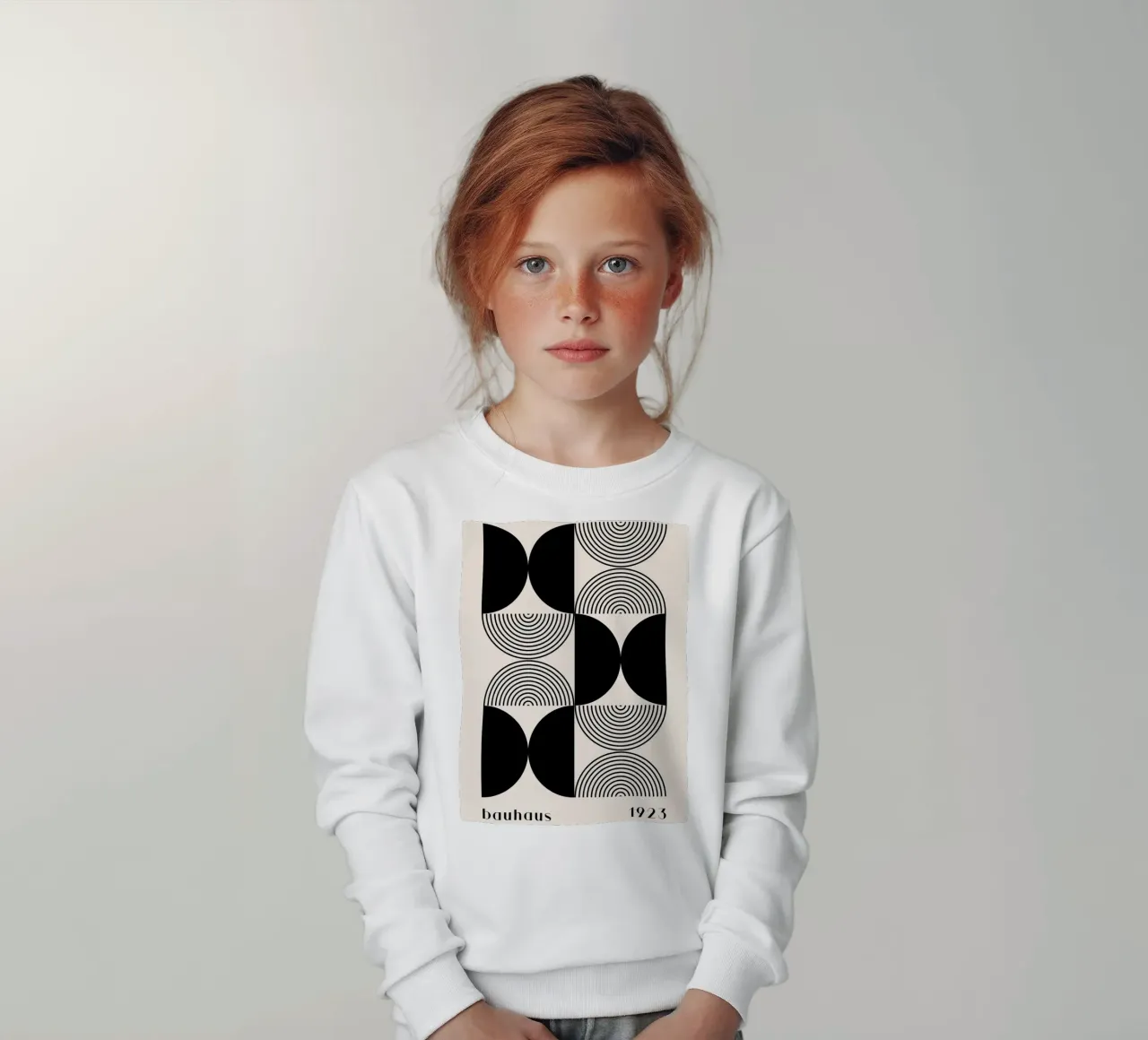 Bauhaus Geometry - Póster de diseño gráfico abstracto sudadera para niño de Whole©