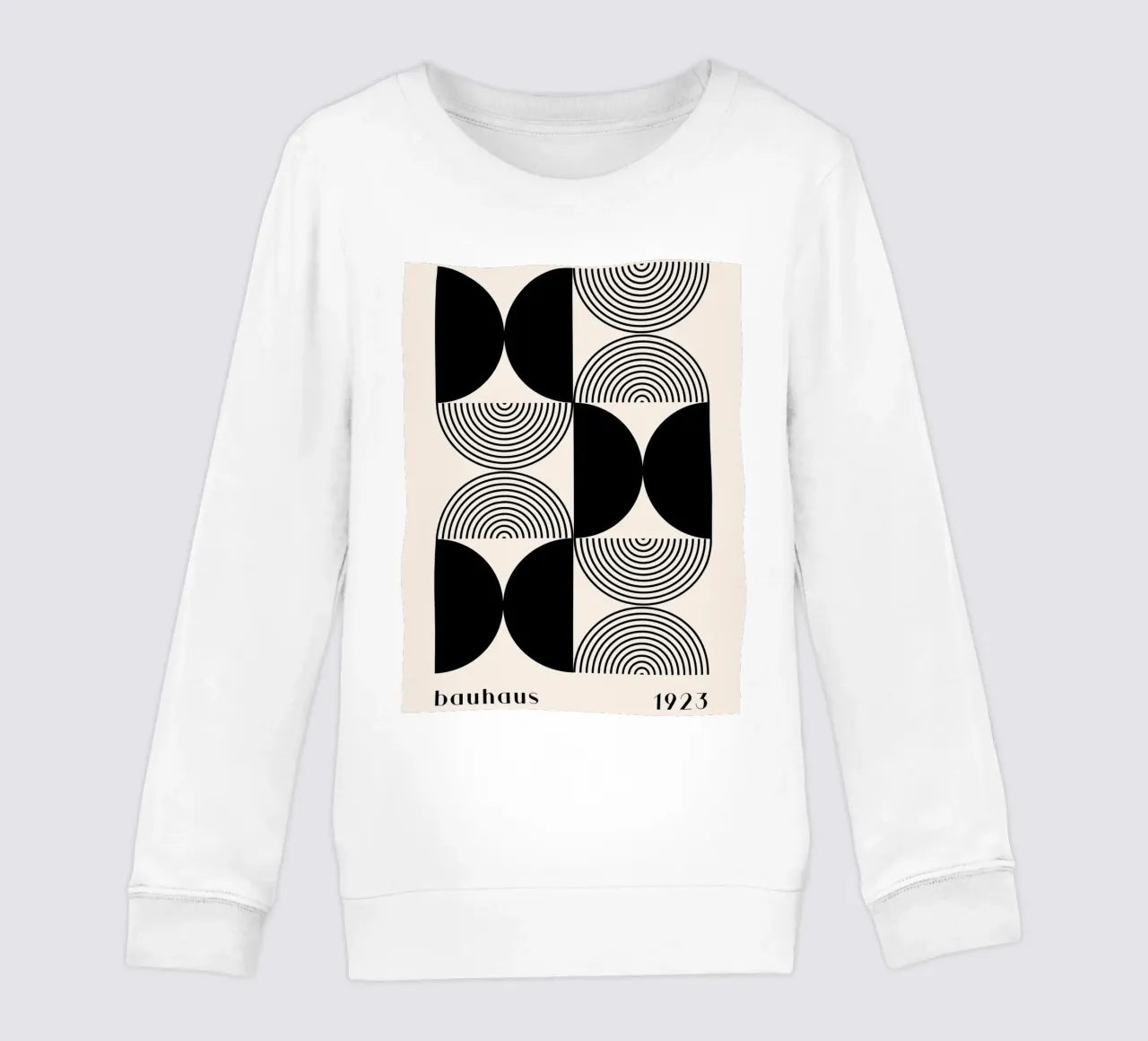 Bauhaus Geometry - Póster de diseño gráfico abstracto sudadera para niño de Whole©