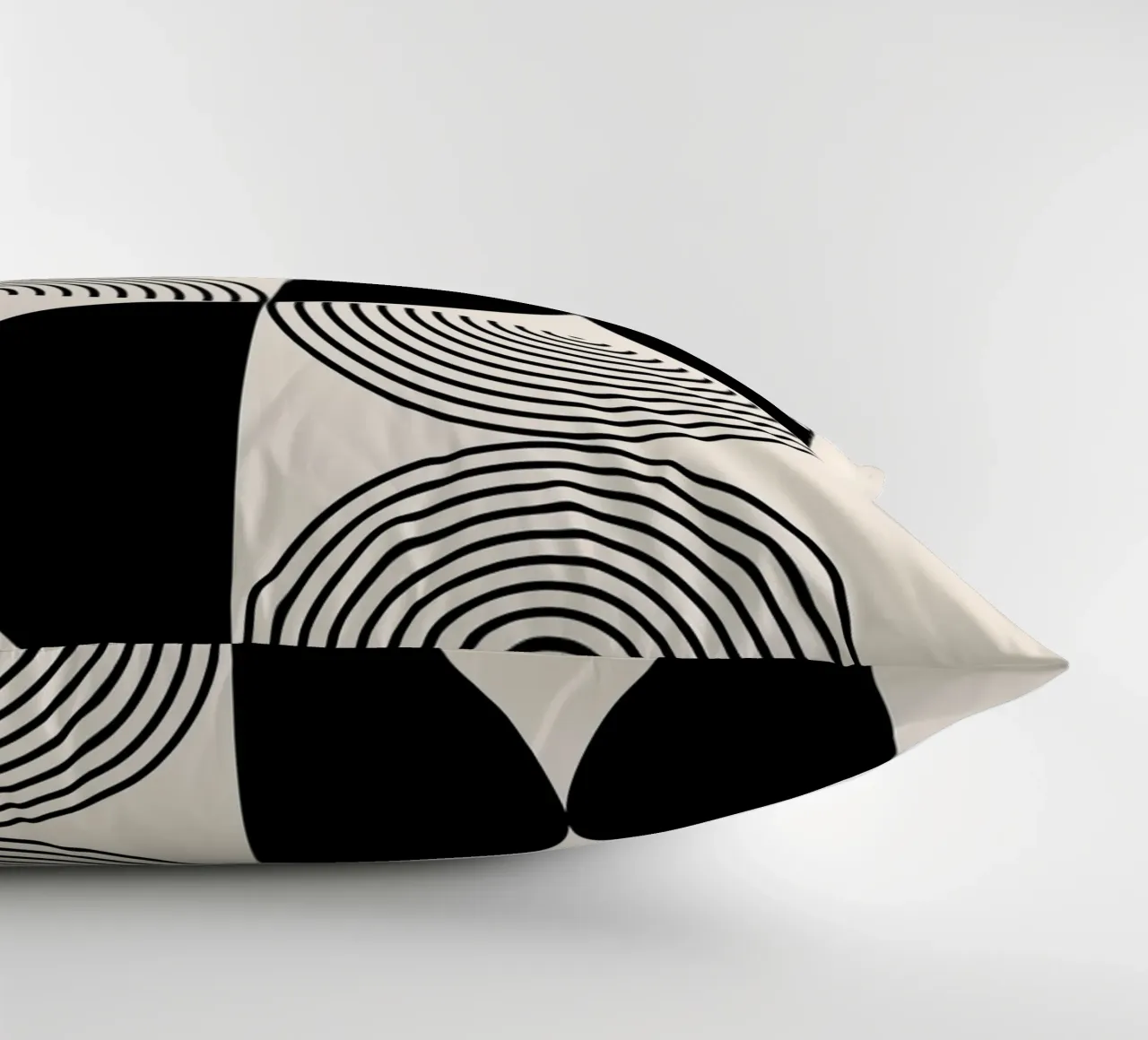Bauhaus Geometry - Abstract Graphic Design Poster decorative cushion by Whole©