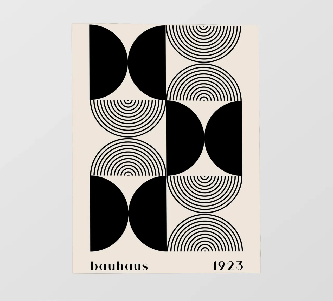 Bauhaus Geometry - Abstract Graphic Design Poster photo wallpaper by Whole©