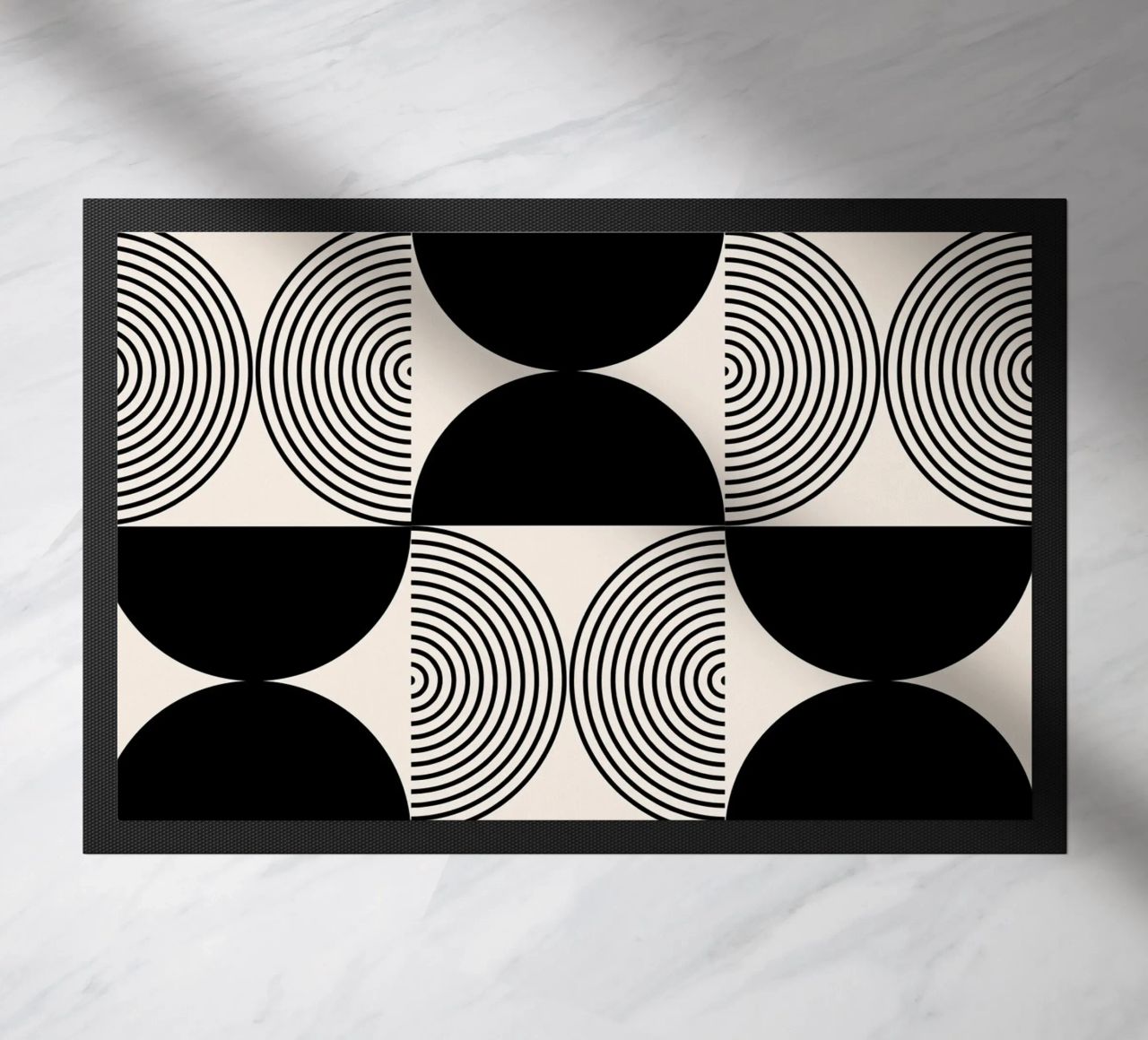 Geometria Bauhaus - Poster di design grafico astratto zerbino da Whole©