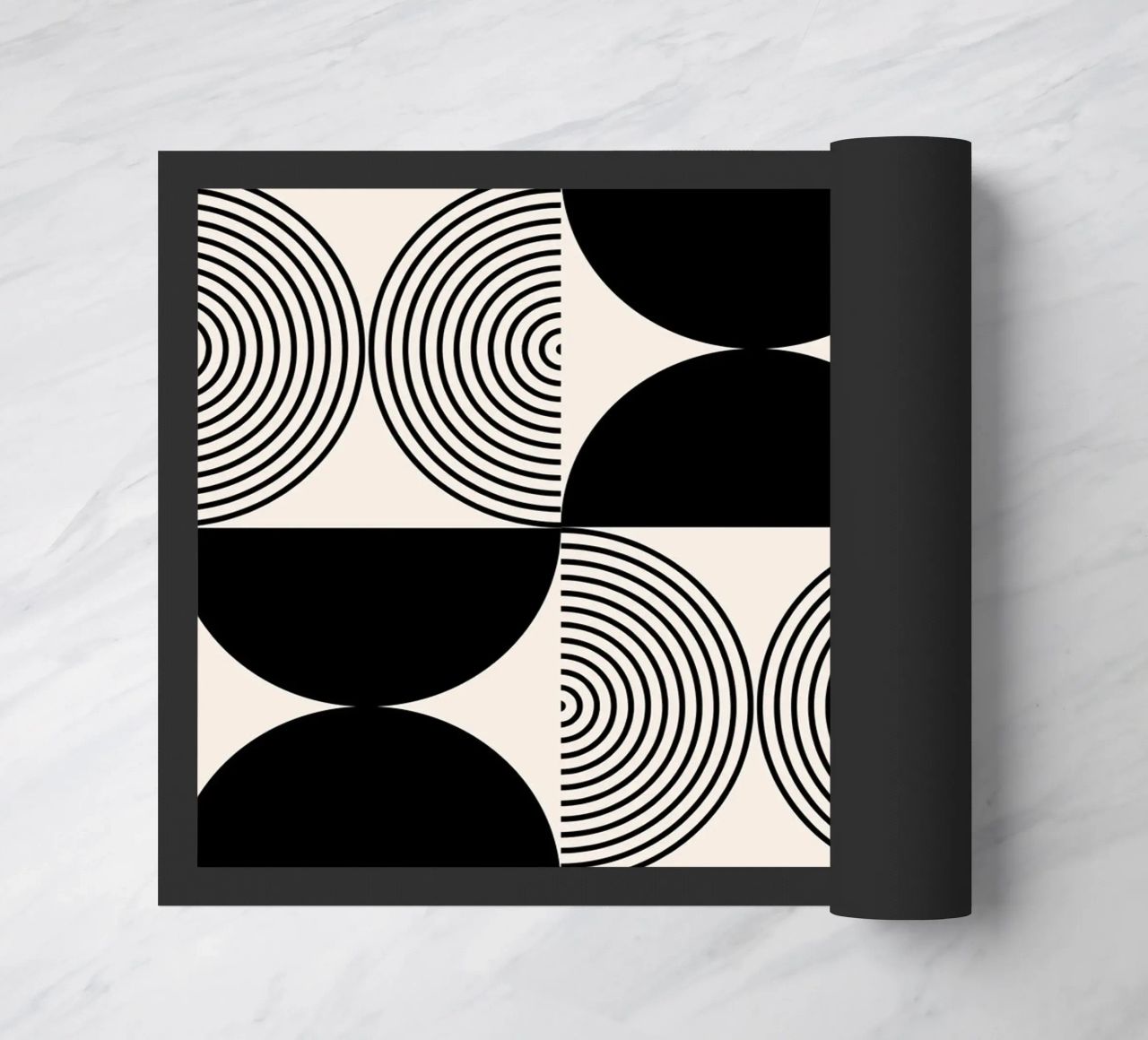 Geometria Bauhaus - Poster di design grafico astratto zerbino da Whole©