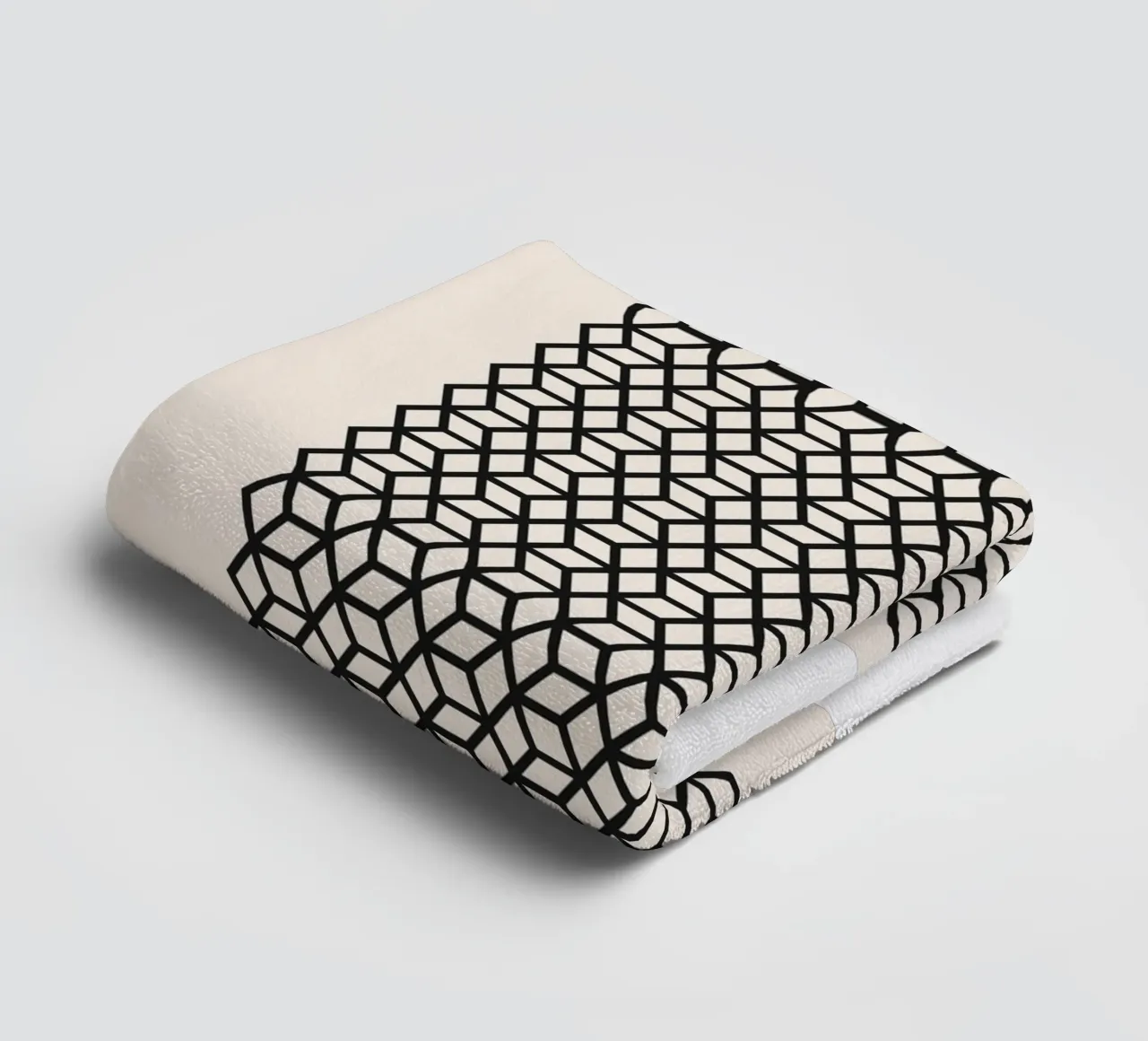 Bauhaus geometric pattern - Timeless design towel by Whole©