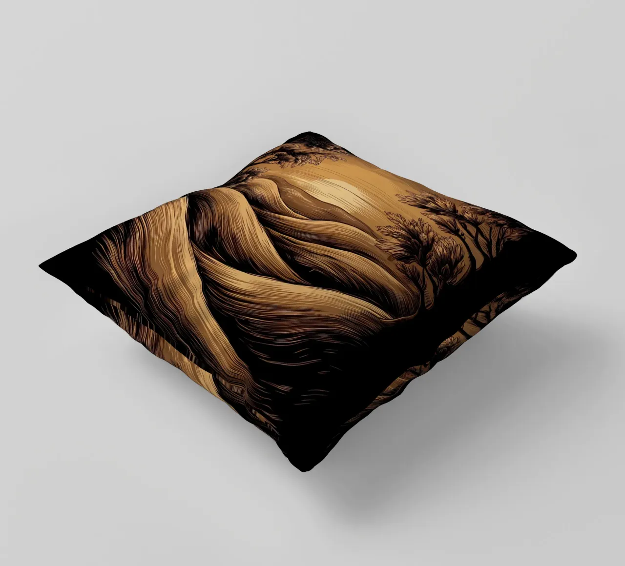 Tramonto sereno cuscino da Artistic-shop