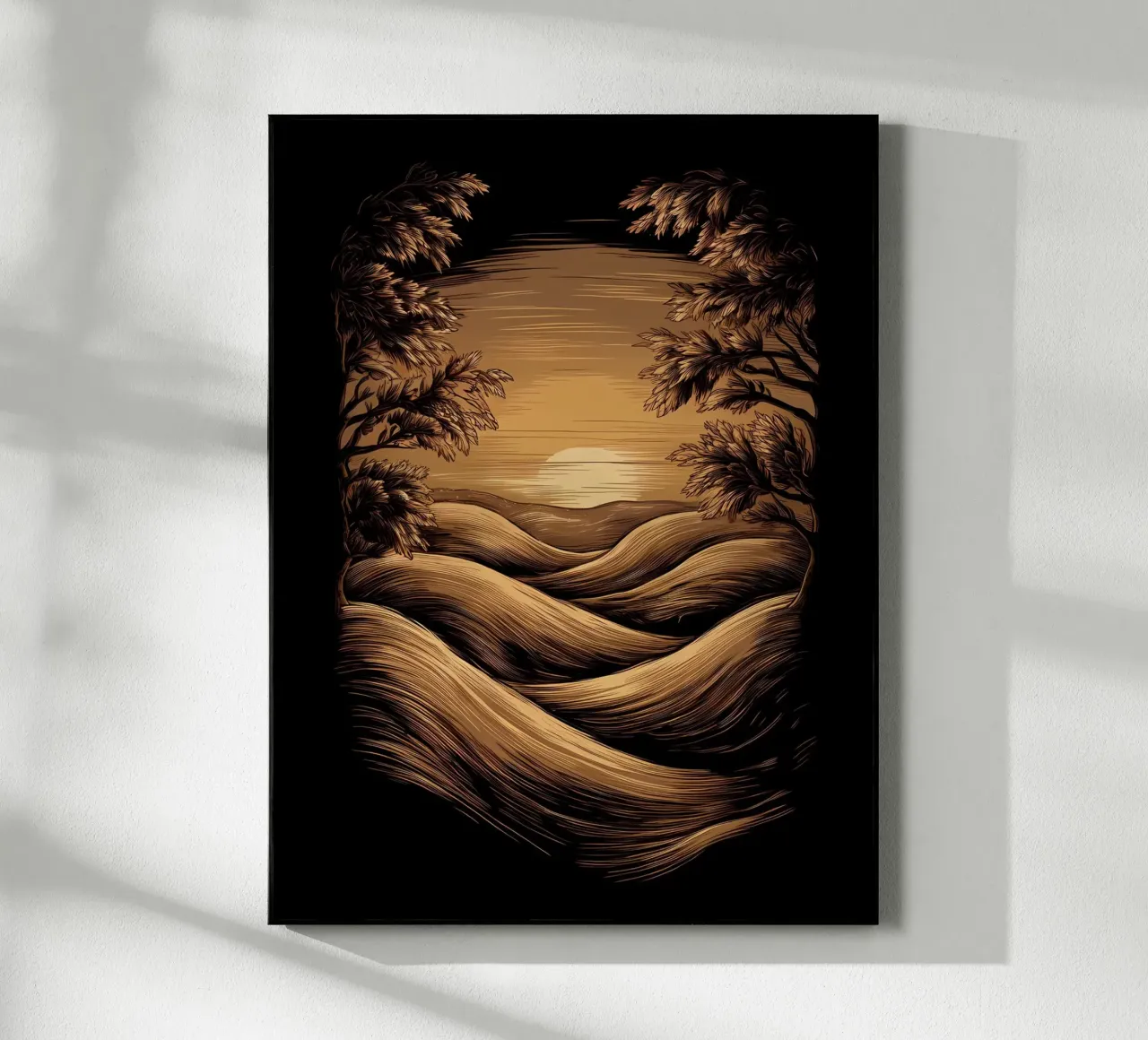 Tramonto sereno plexiglass da Artistic-shop