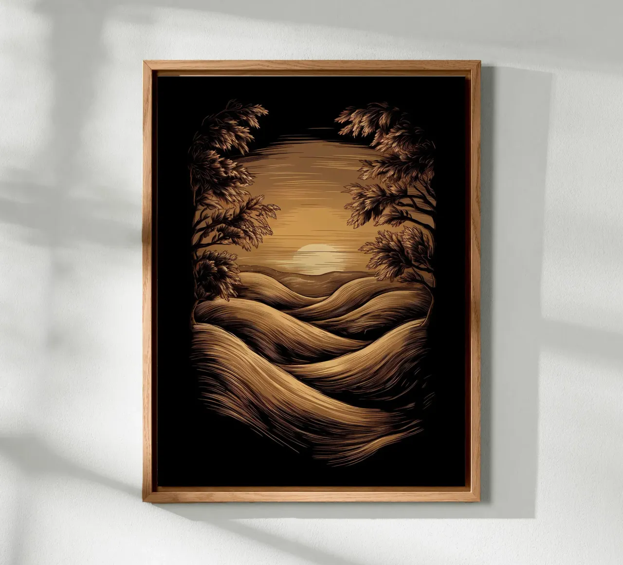 Tramonto sereno alluminio dibond da Artistic-shop