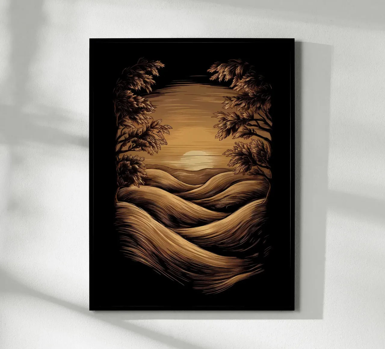 Tramonto sereno carta hahnemühle da Artistic-shop