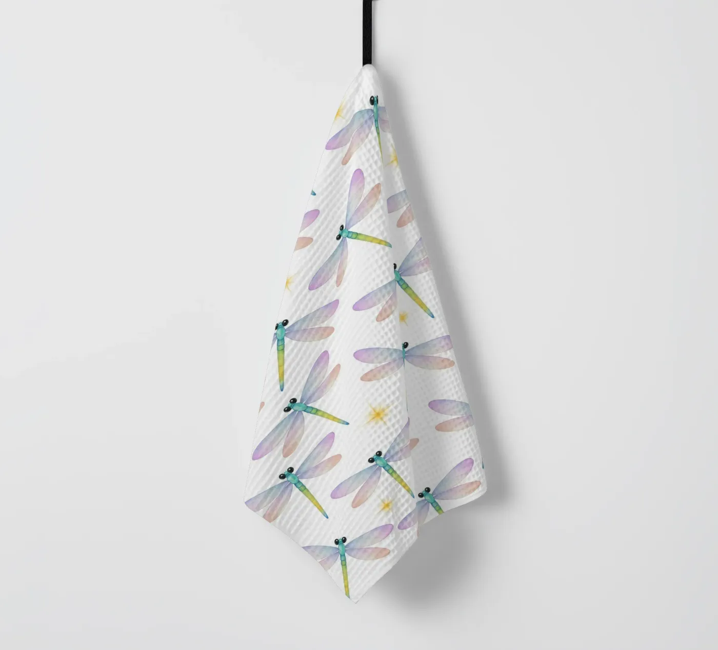 Dragonflies pattern Geschirrtuch von Happypatterns