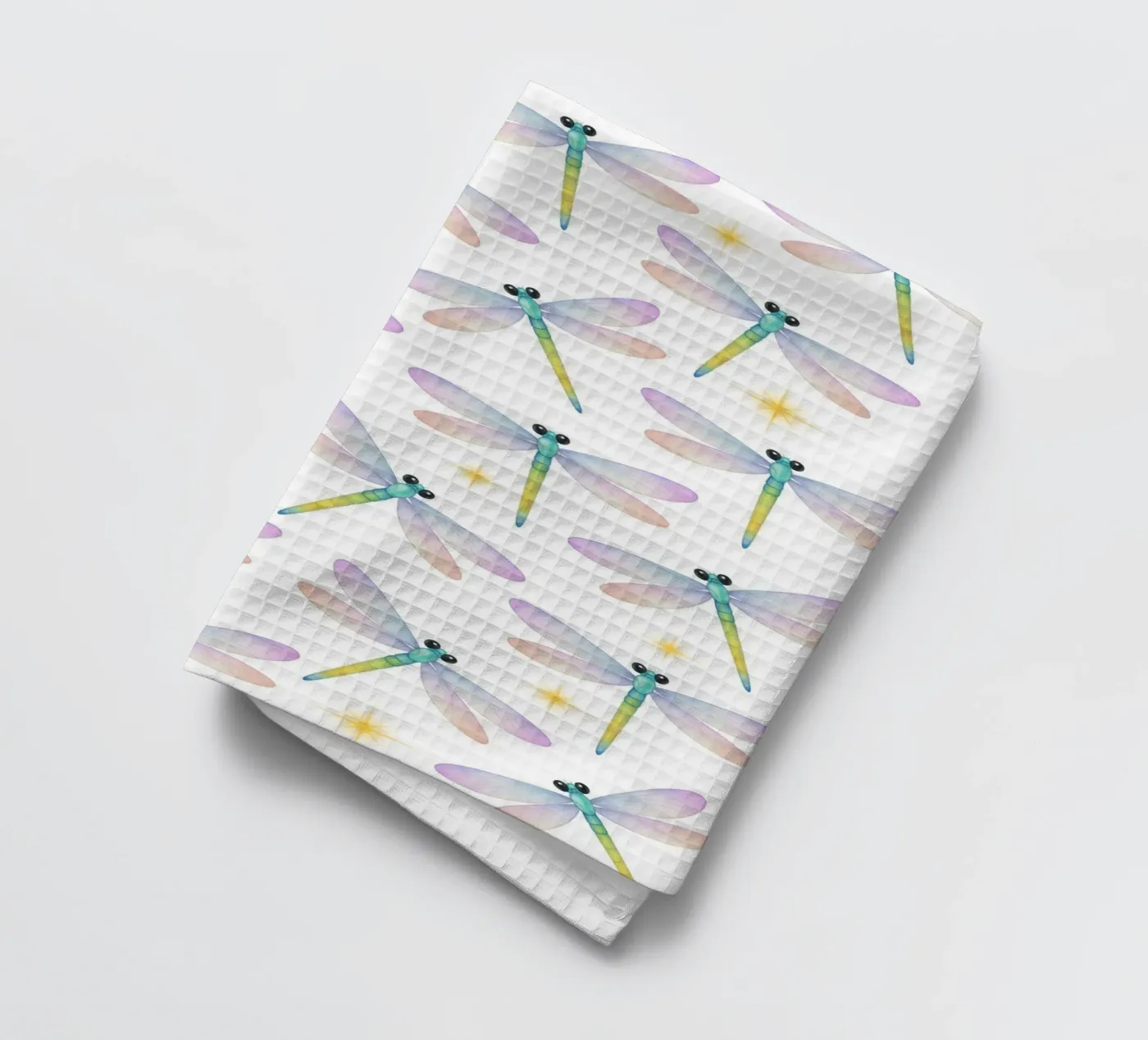 Dragonflies pattern Geschirrtuch von Happypatterns
