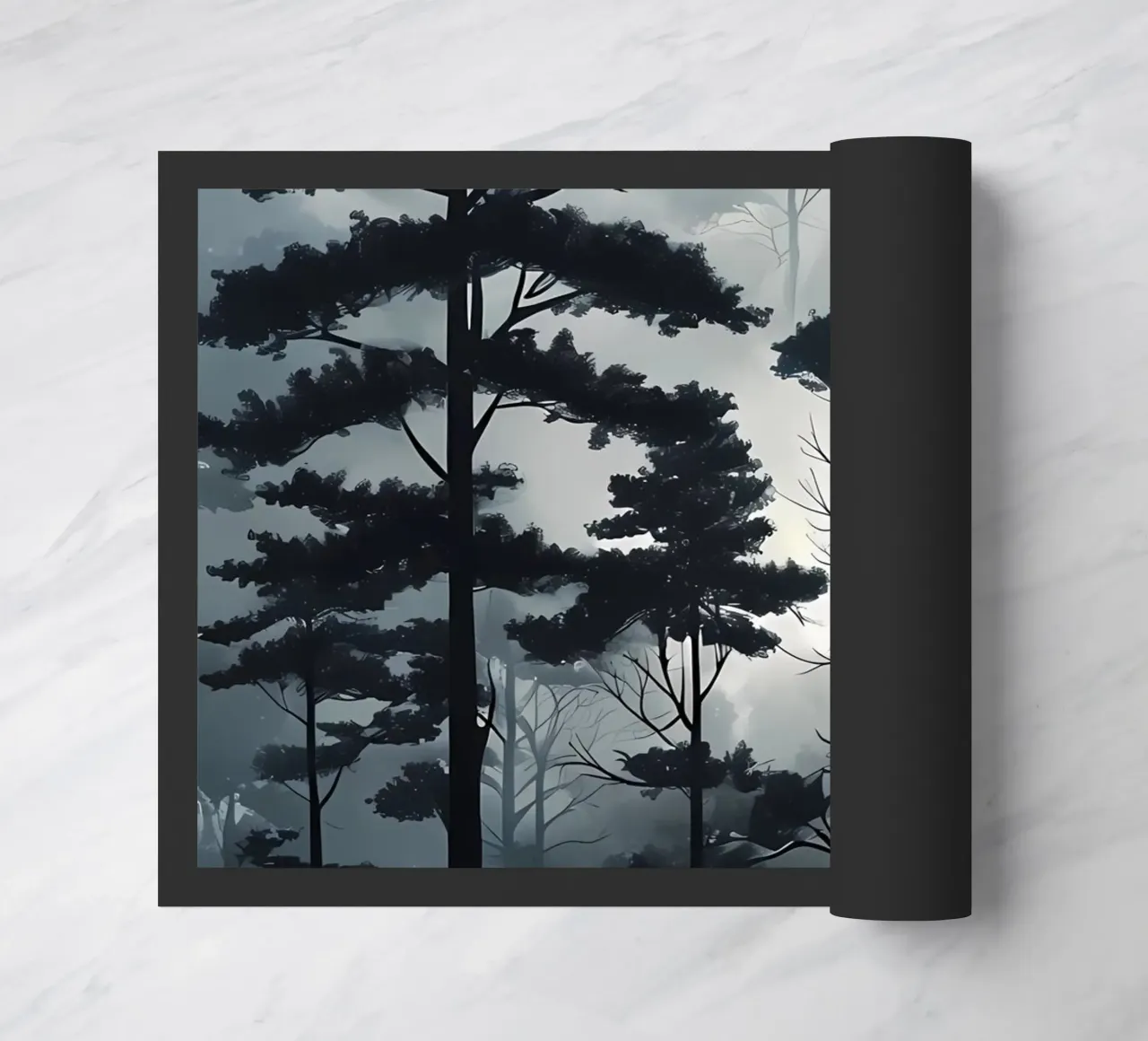 Pini nebbiosi zerbino da Artistic-shop