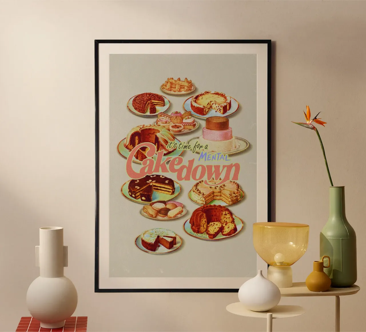 Mental Cakedown poster da Jonas Loose