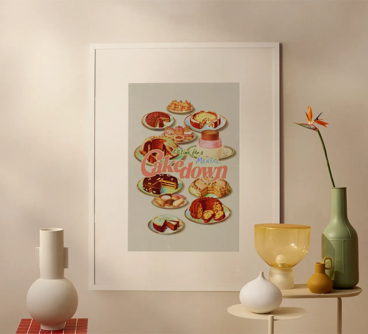 Mental Cakedown poster da Jonas Loose