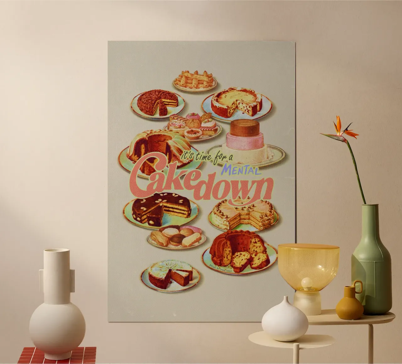 Mental Cakedown poster da Jonas Loose