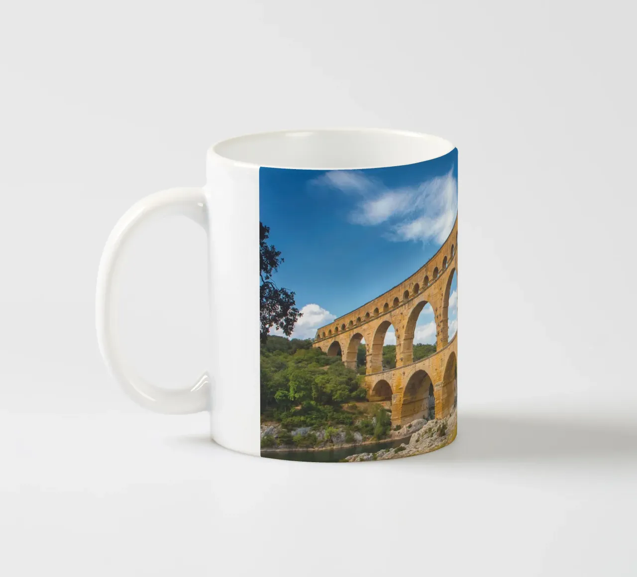 Pont du Gard tazza in ceramica da Dave Hare Photography
