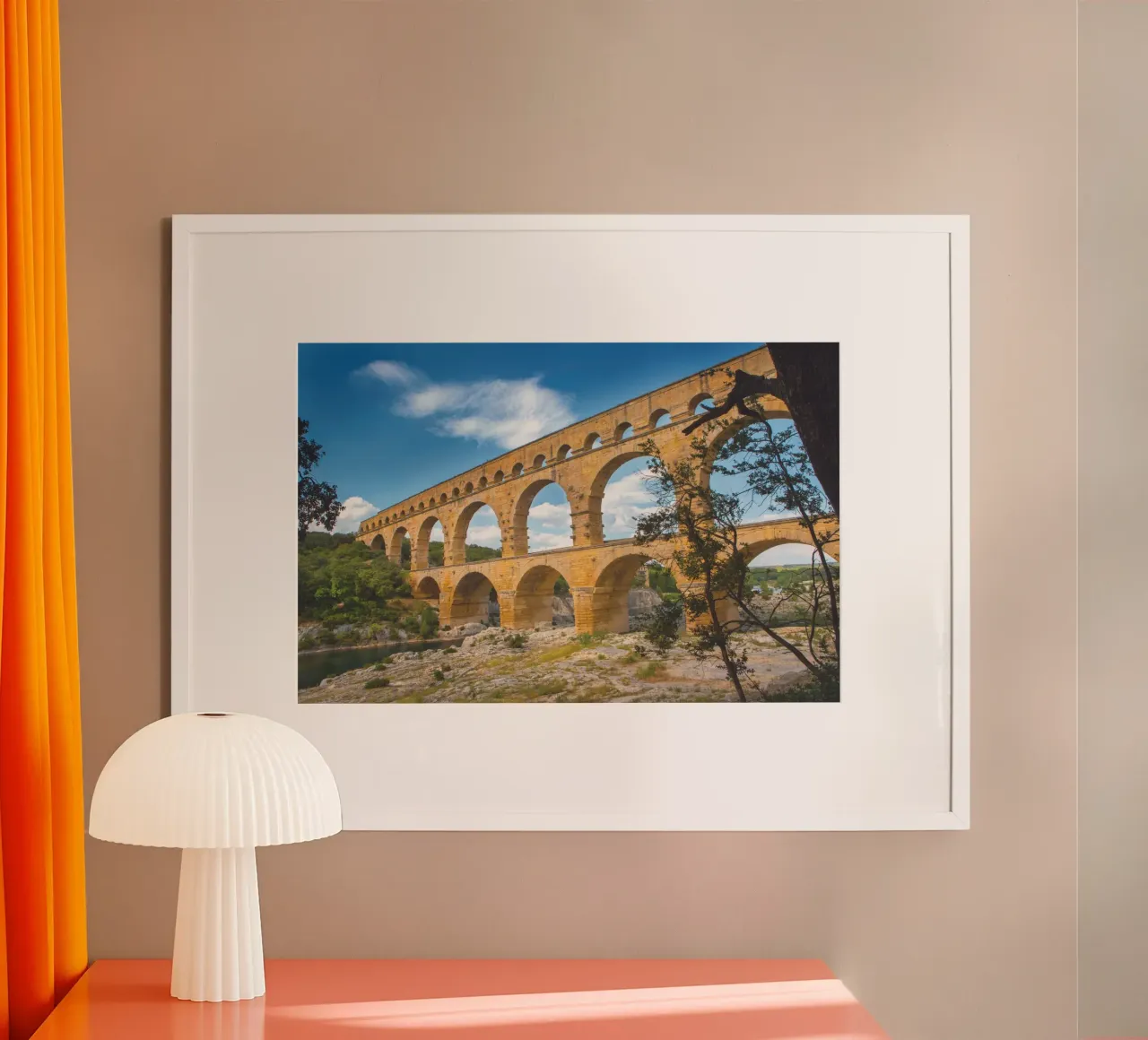 Pont du Gard carta hahnemühle da Dave Hare Photography