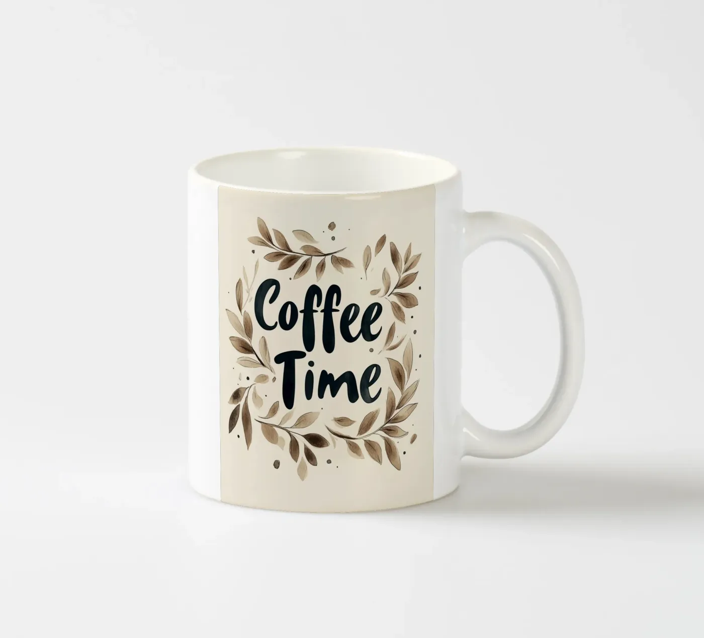 Coffee Time ceramic mug by treechild