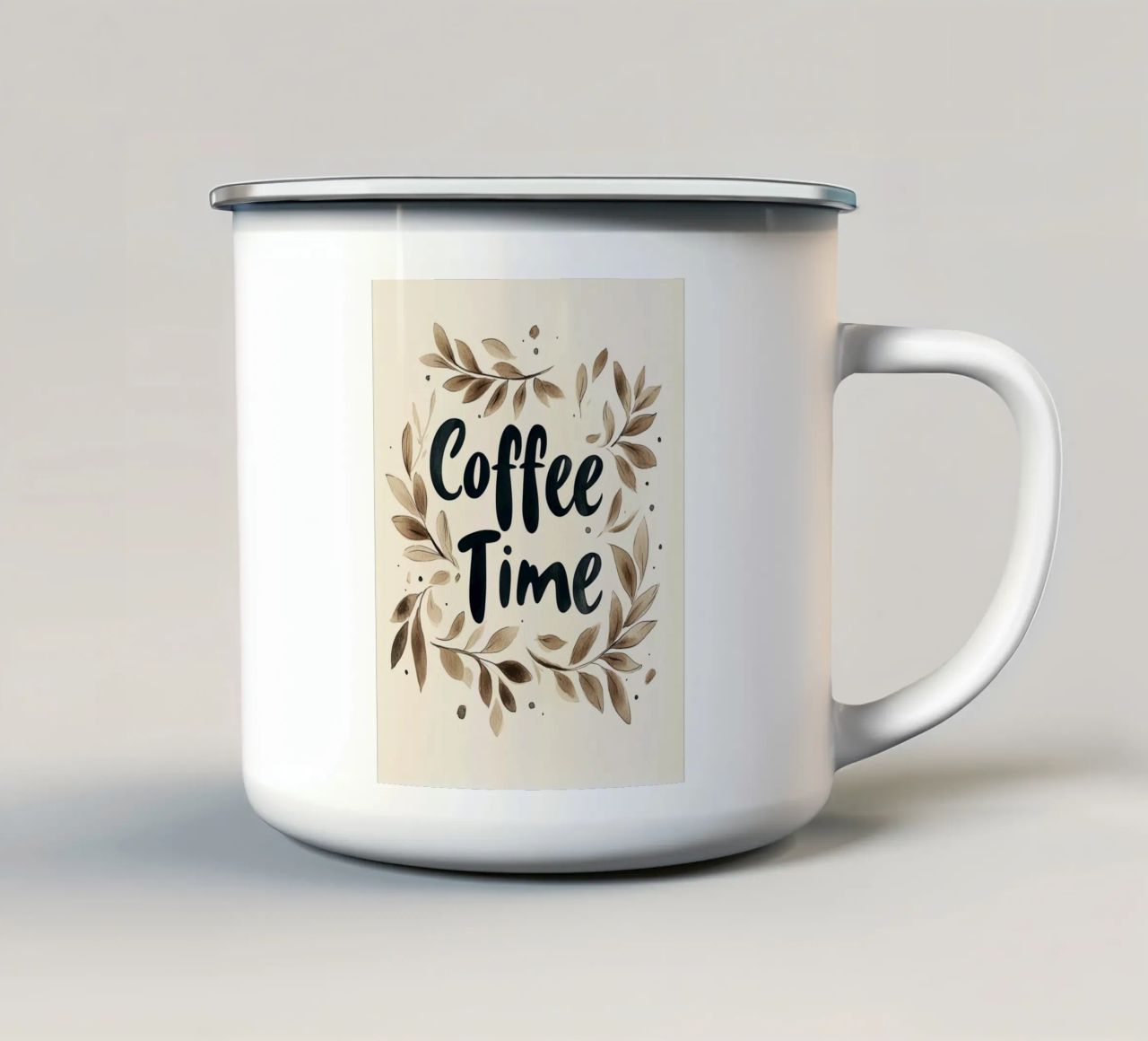 Coffee Time tazza in smalto da treechild