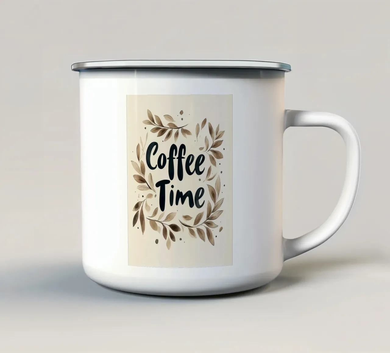 Coffee Time tazza in smalto da treechild