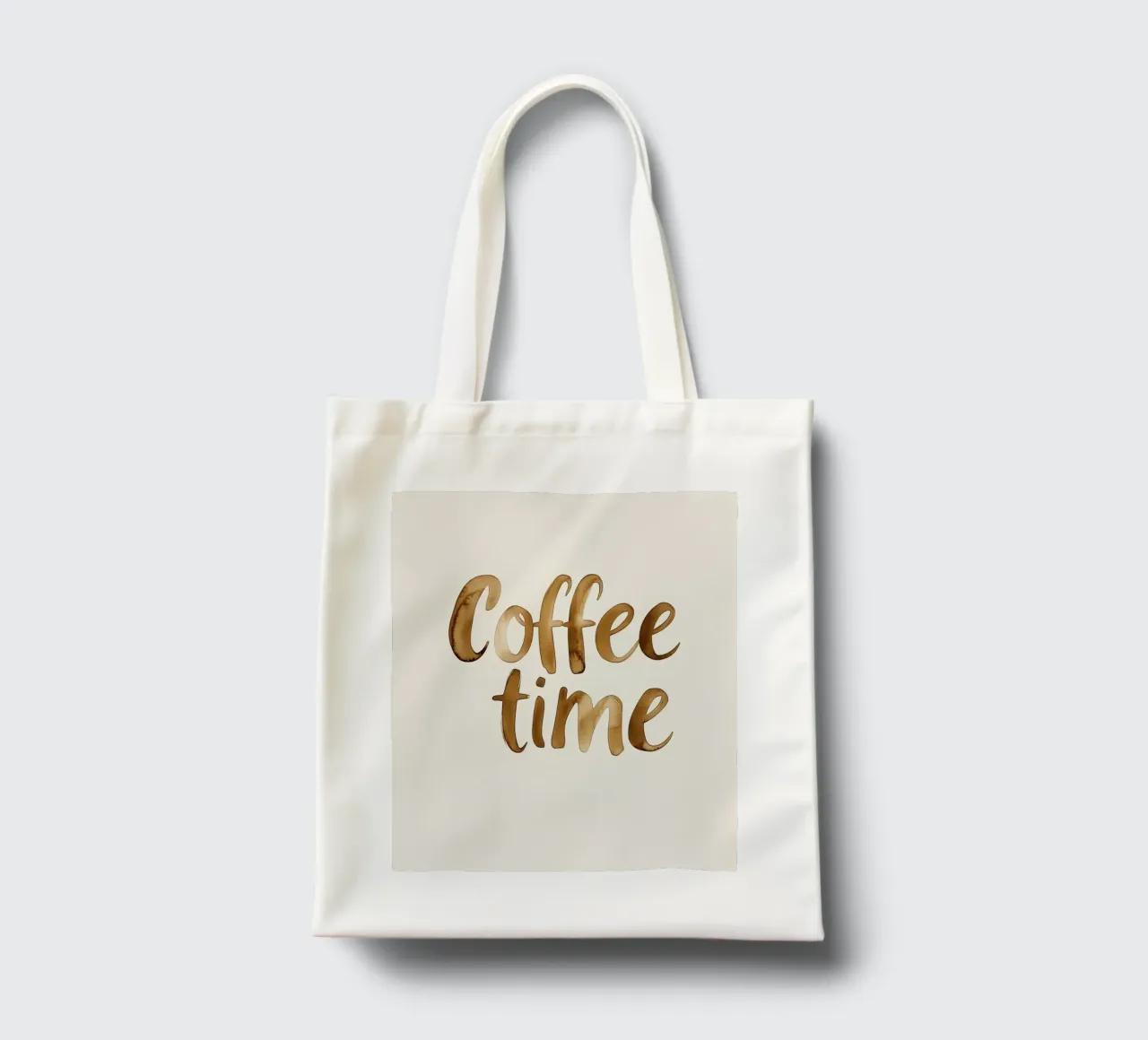 Coffee Time (Version 2) borsa in juta da treechild