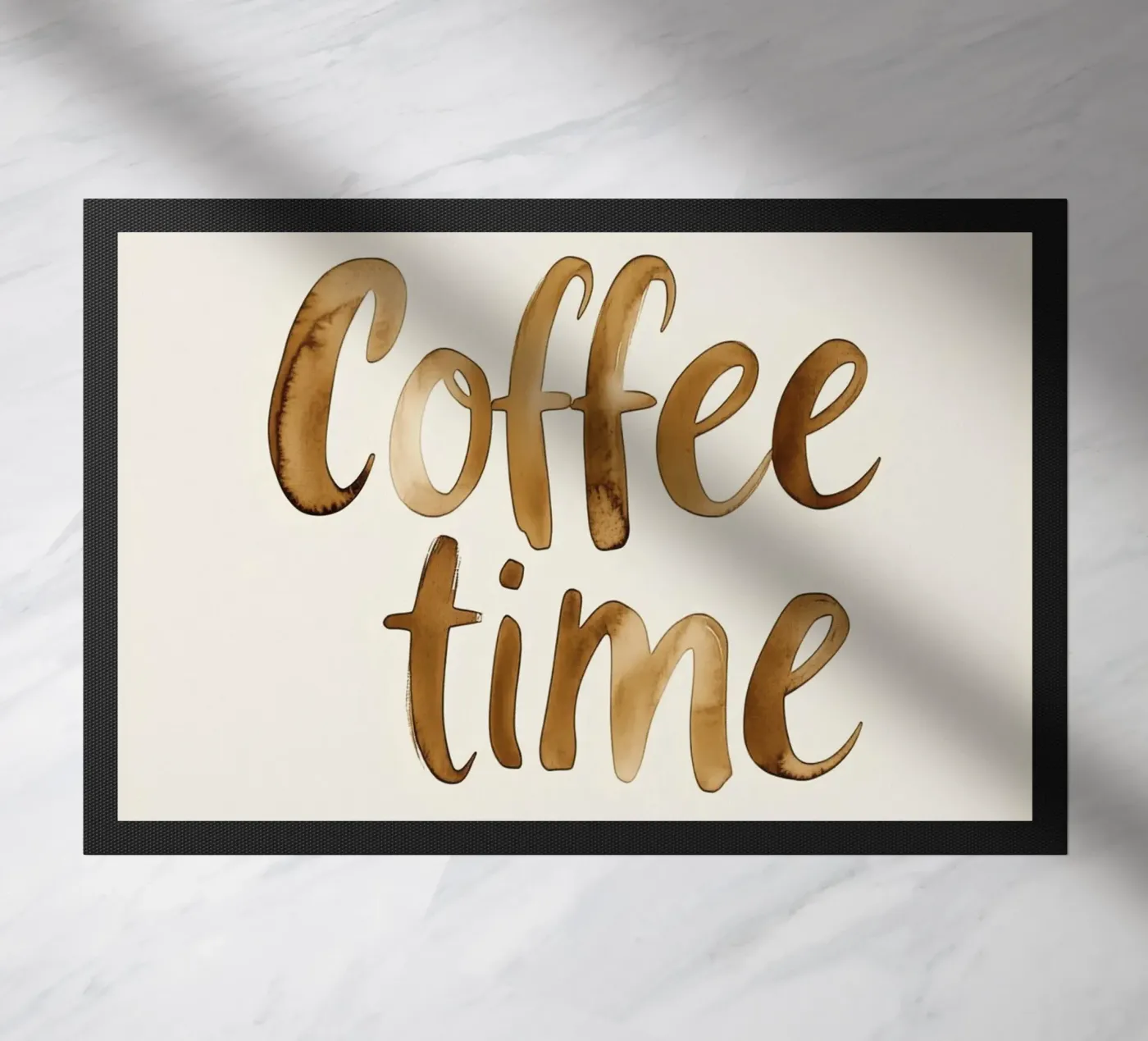 Coffee Time (Version 2) doormat by treechild