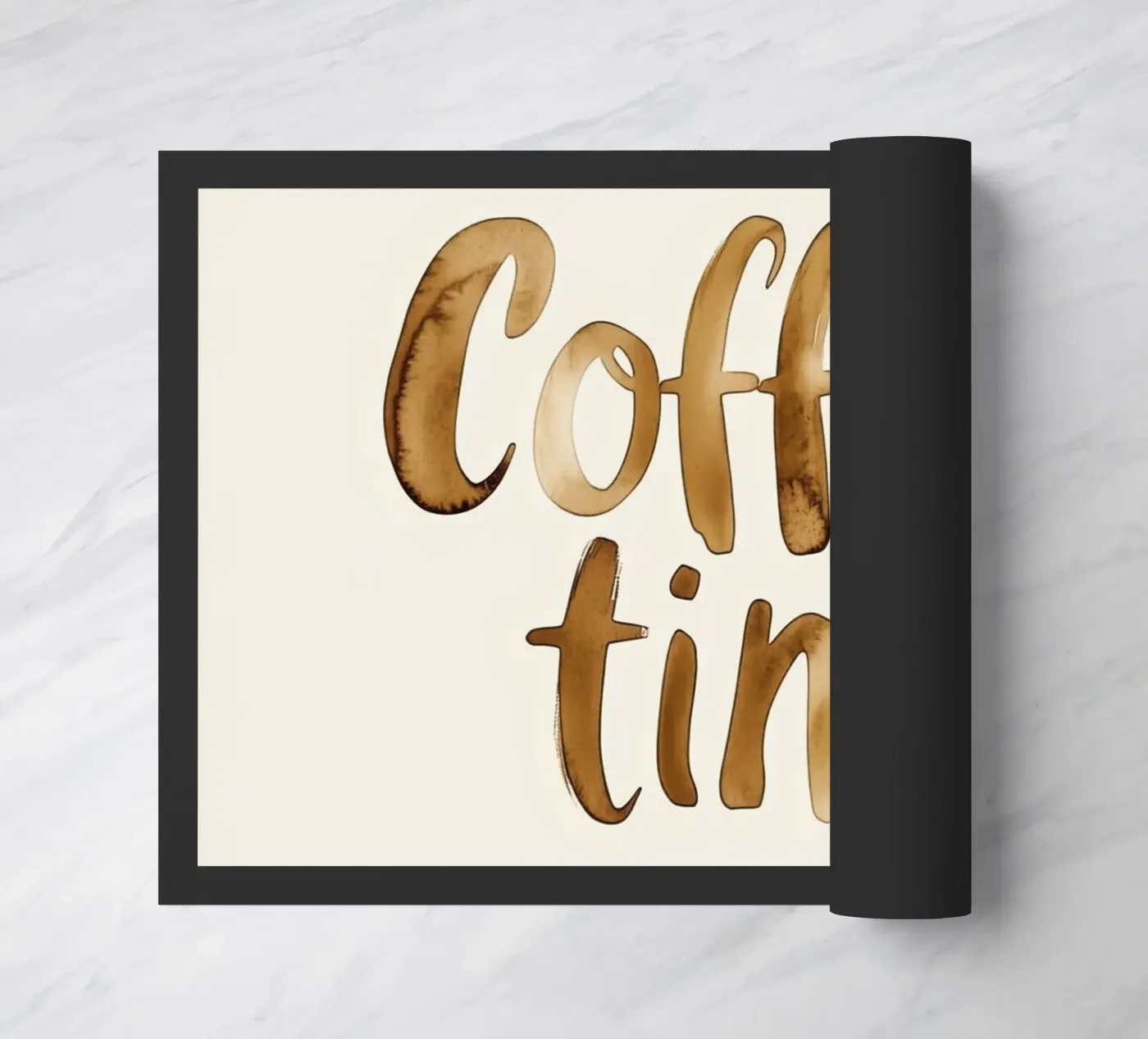 Coffee Time (Version 2) deurmat van treechild