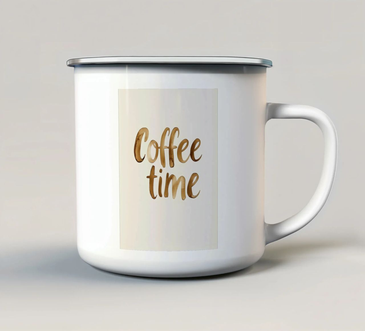 Coffee Time (Version 2) tazza in smalto da treechild