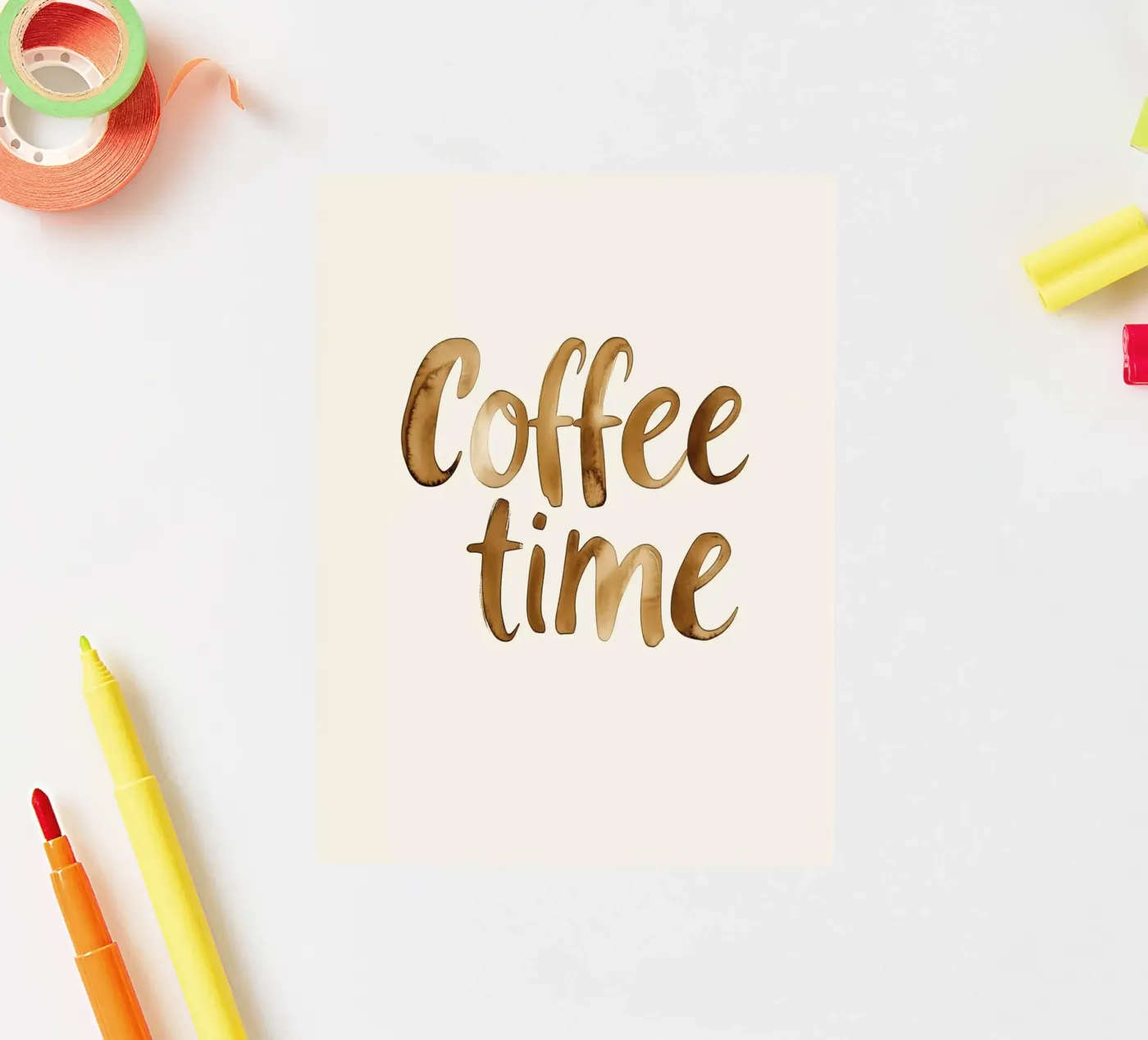 Coffee Time (Version 2) sticker van treechild