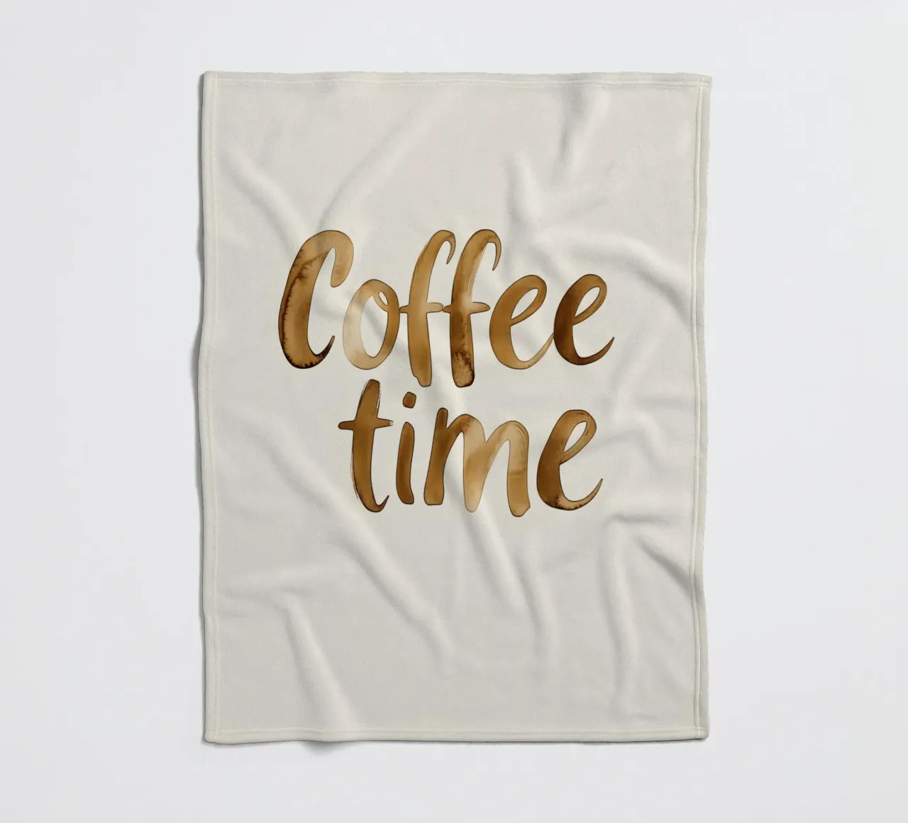 Coffee Time (Version 2) manta de franela de treechild