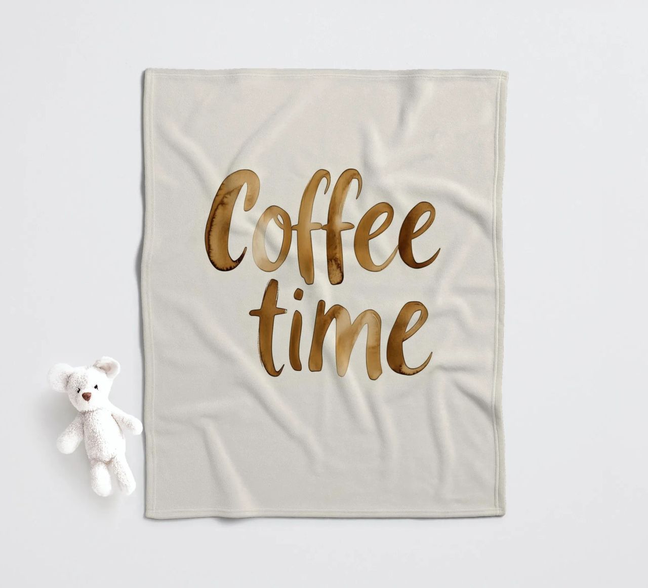 Coffee Time (Version 2) coperta in pile da treechild
