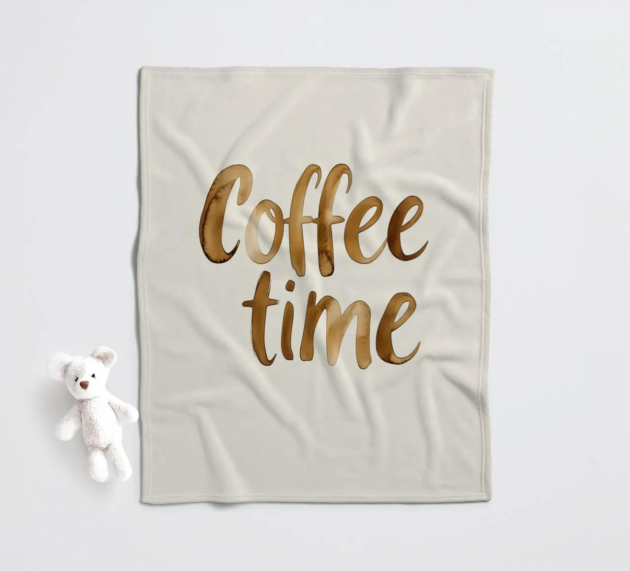 Coffee Time (Version 2) manta de franela de treechild