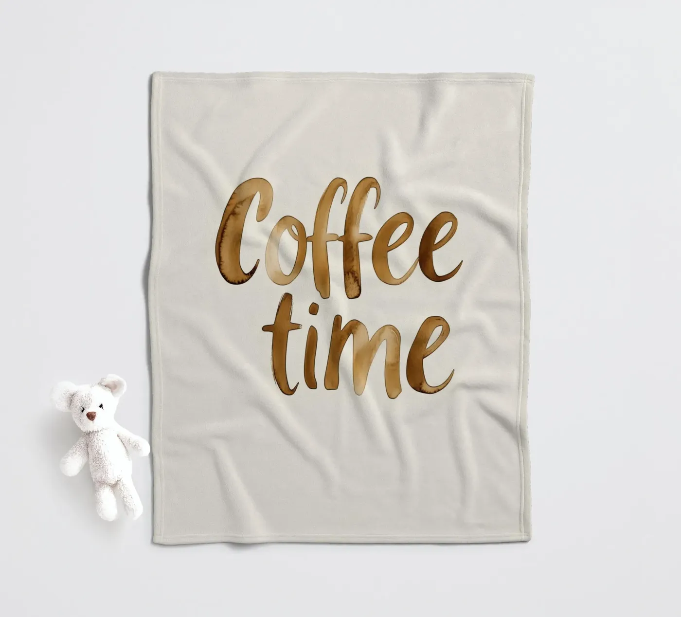 Coffee Time (Version 2) Fleecedecke von treechild