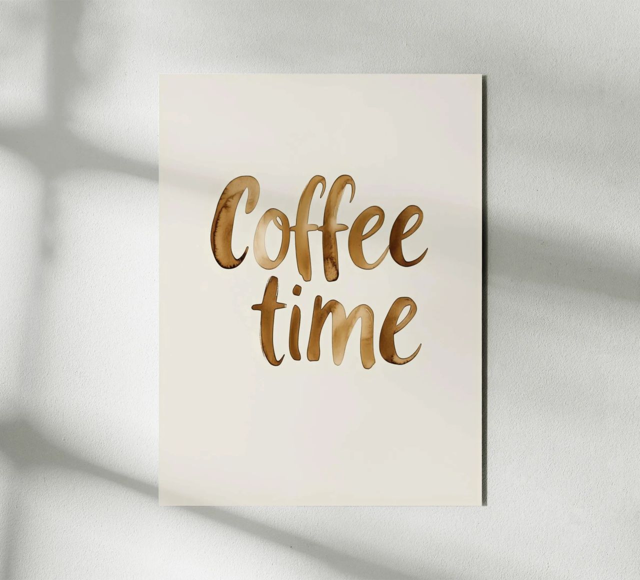 Coffee Time (Version 2) alluminio dibond da treechild