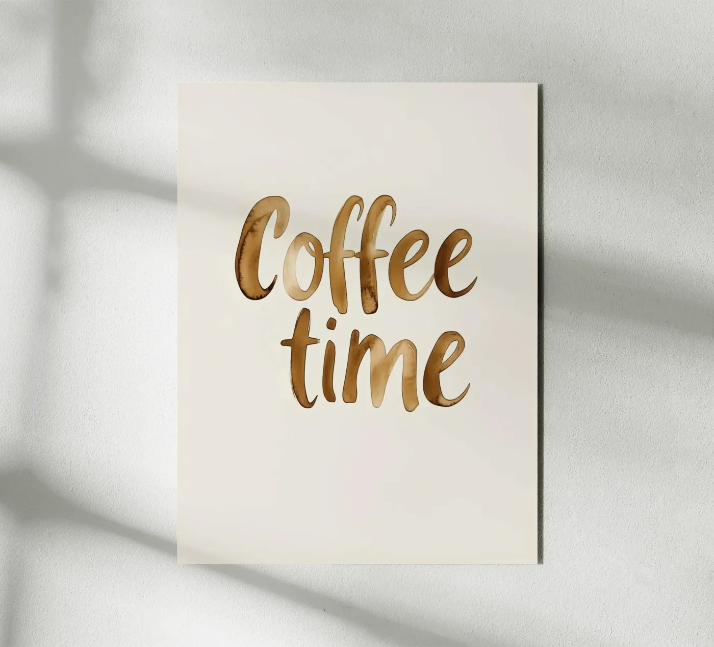Coffee Time (Version 2) alluminio dibond da treechild