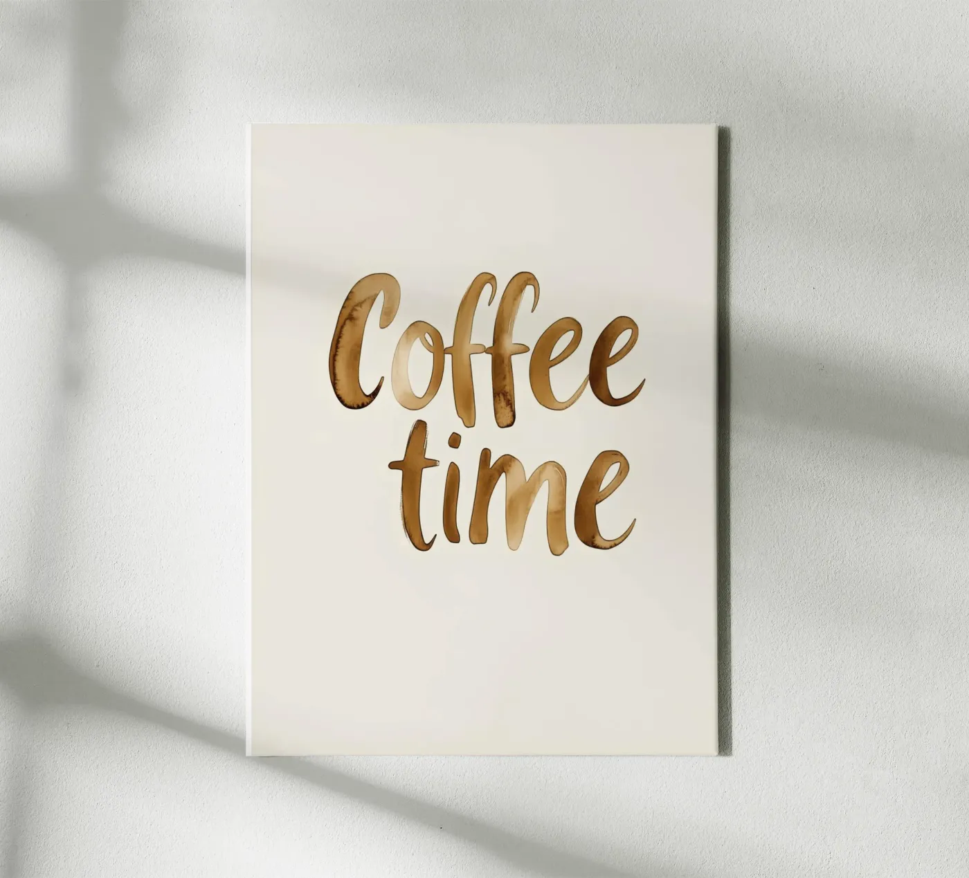 Coffee Time (Version 2) canvas by treechild