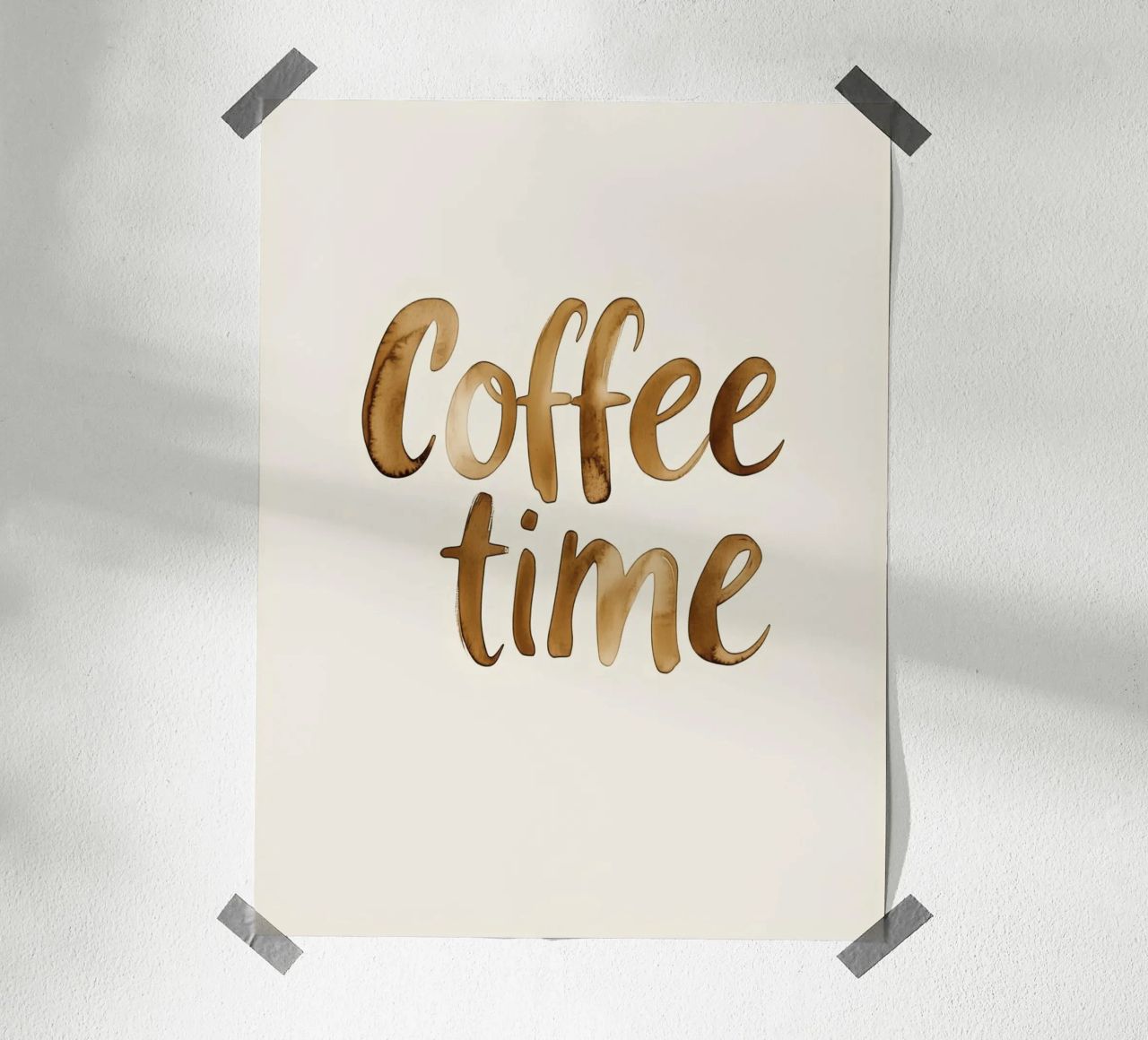 Coffee Time (Version 2) carta hahnemühle da treechild