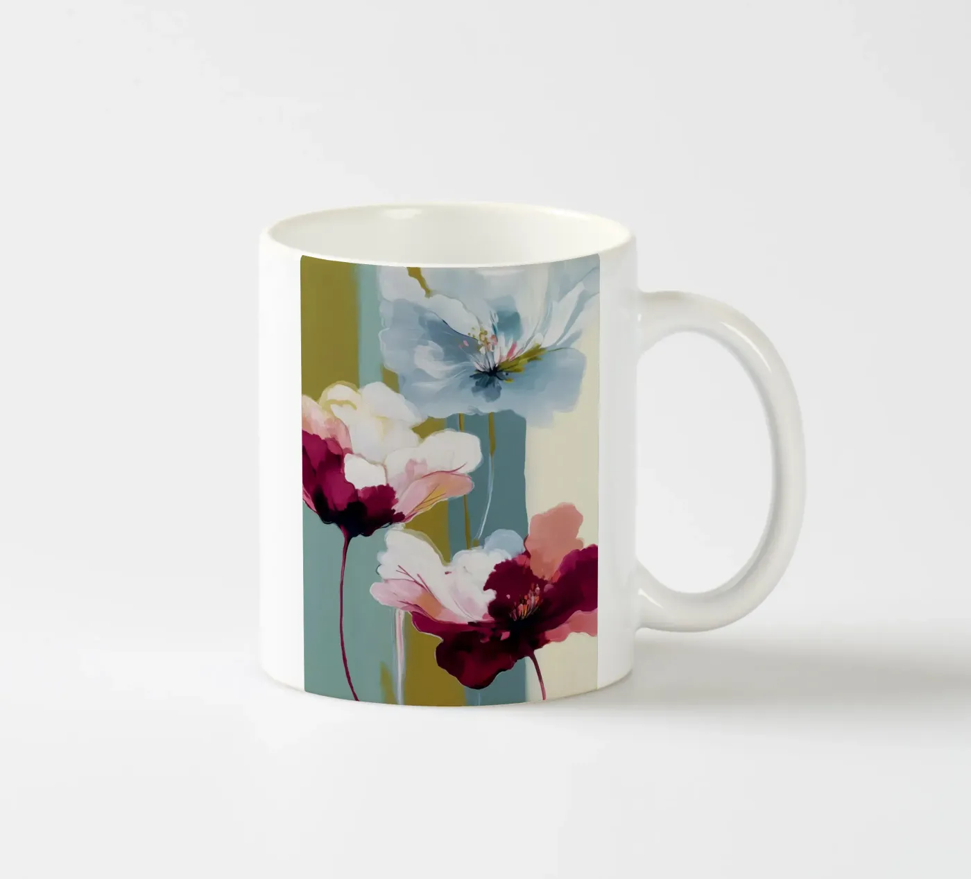Soft Bloom ceramic mug by Hazia