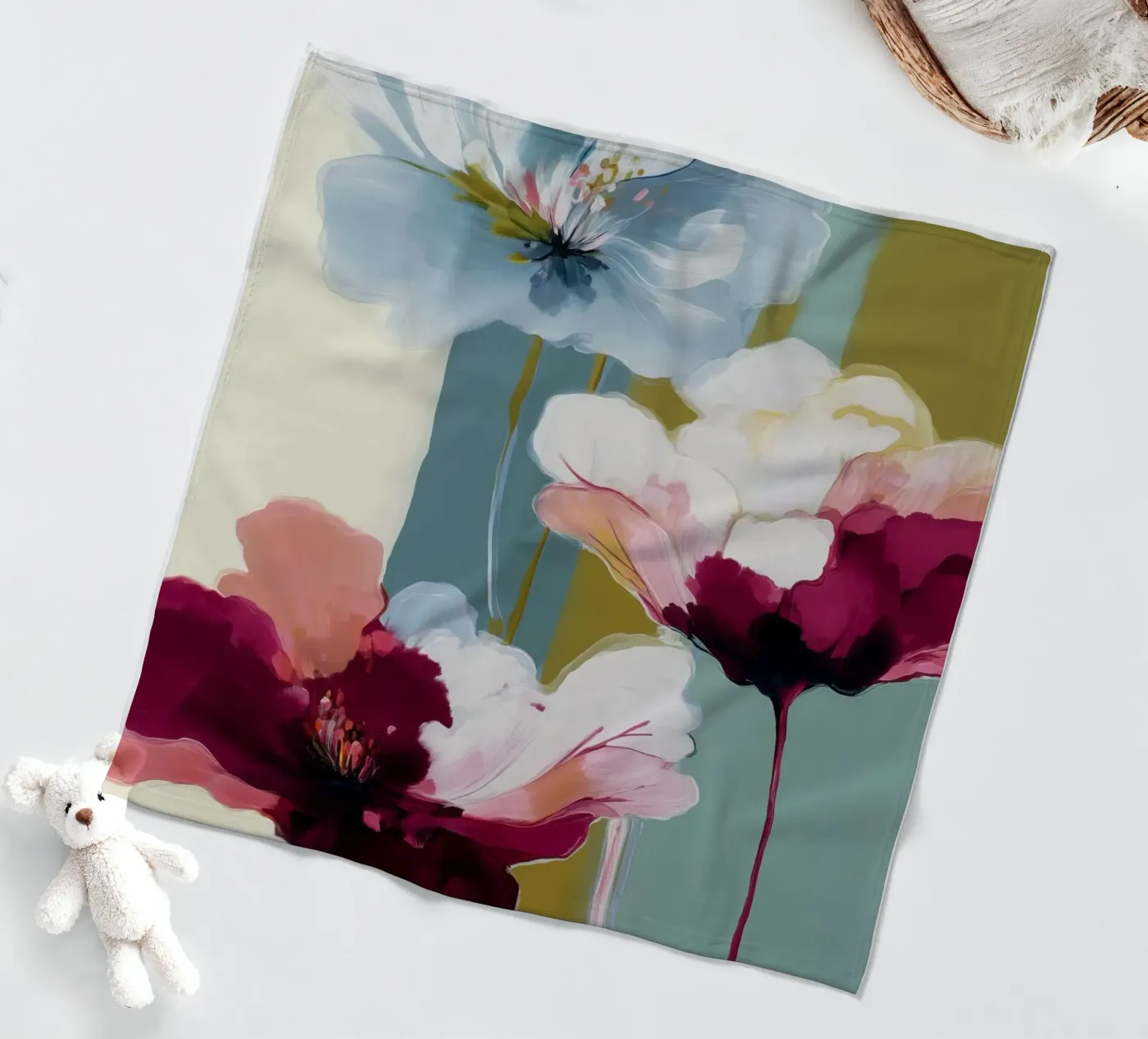 Soft Bloom fleecedeken van Hazia