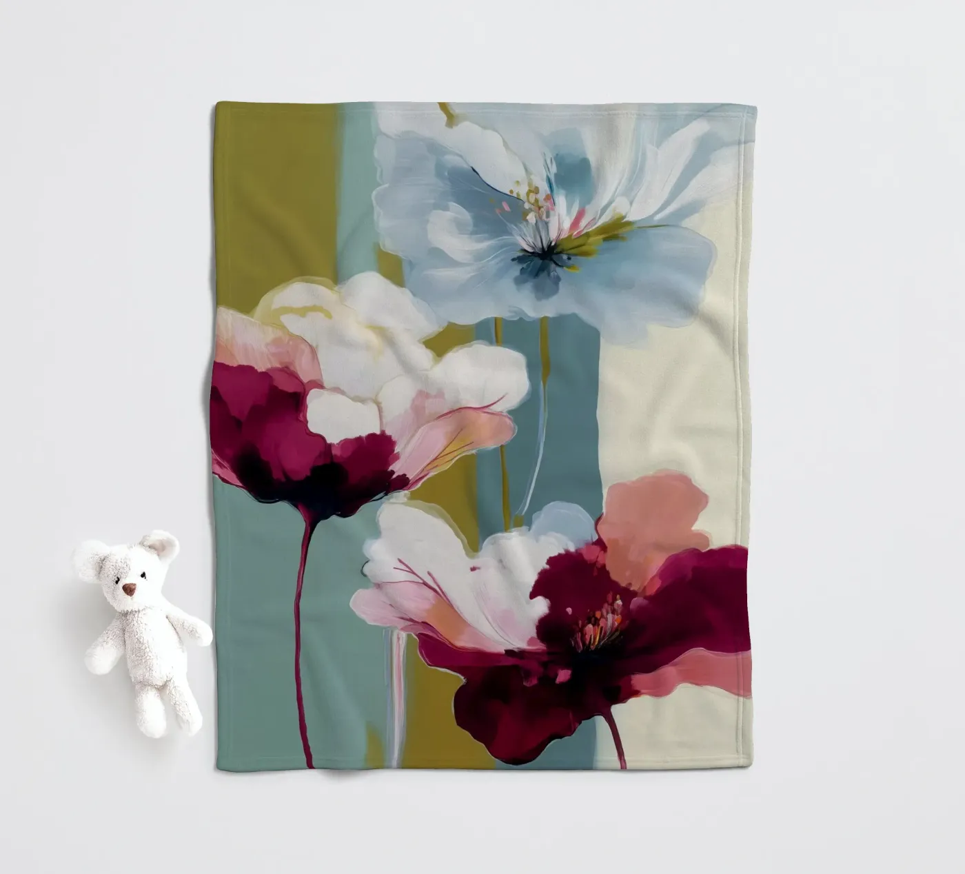 Soft Bloom fleecedeken van Hazia