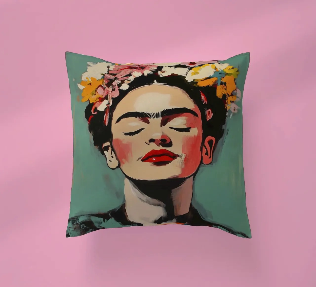 Enjoying Frida cuscino da treechild
